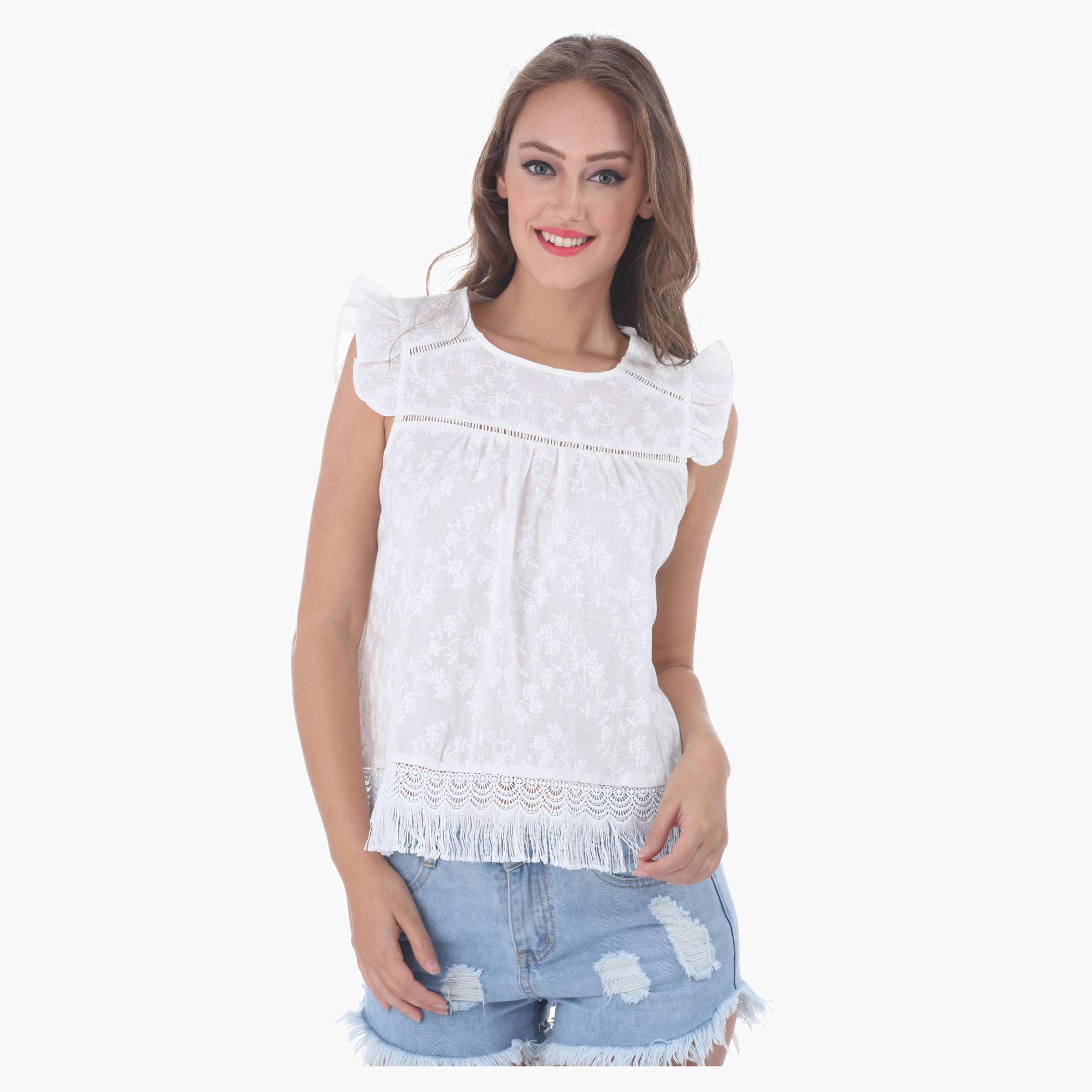 Solid Colour Top-women-clothing-shirtsandblouses-blouses-image-5