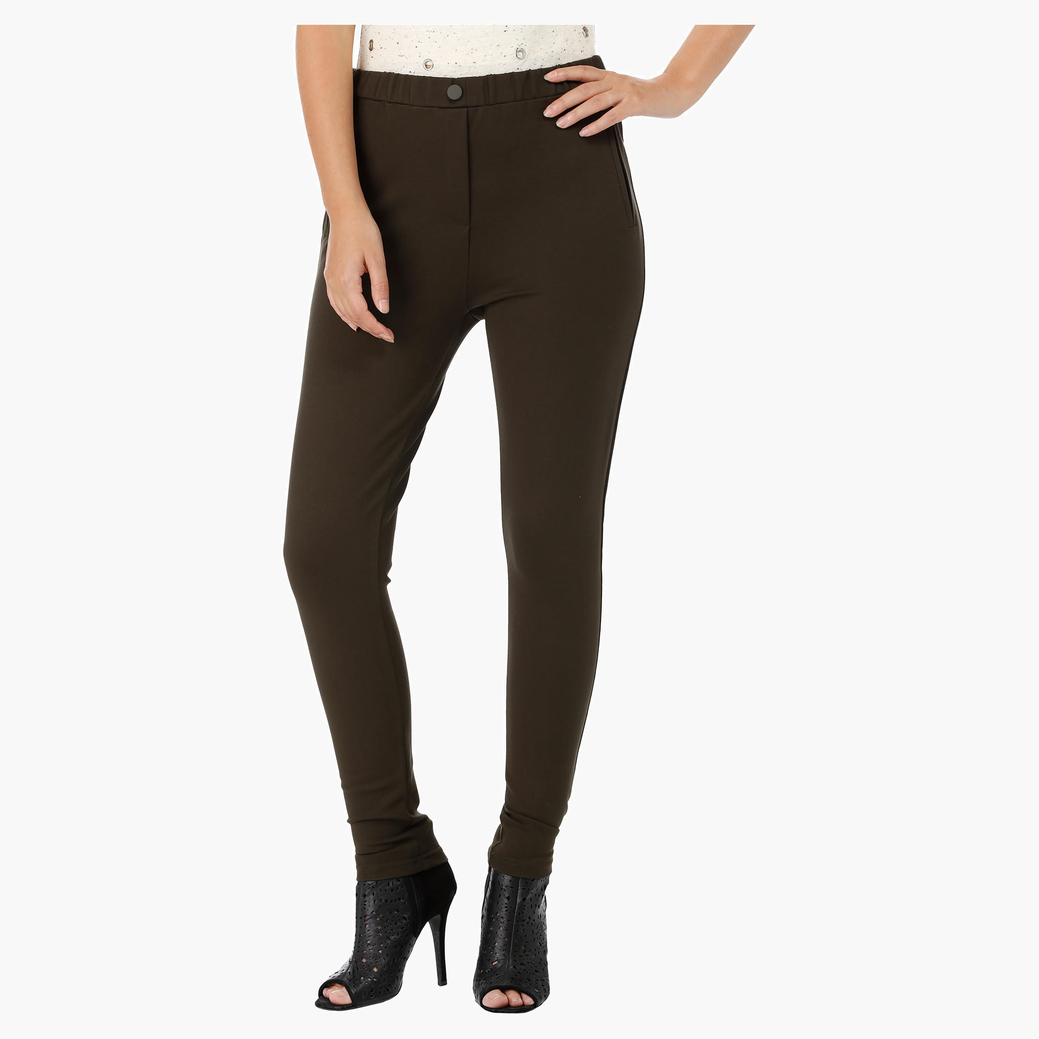 Solid Colour Pants-women-clothing-bottoms-trousers-image-5