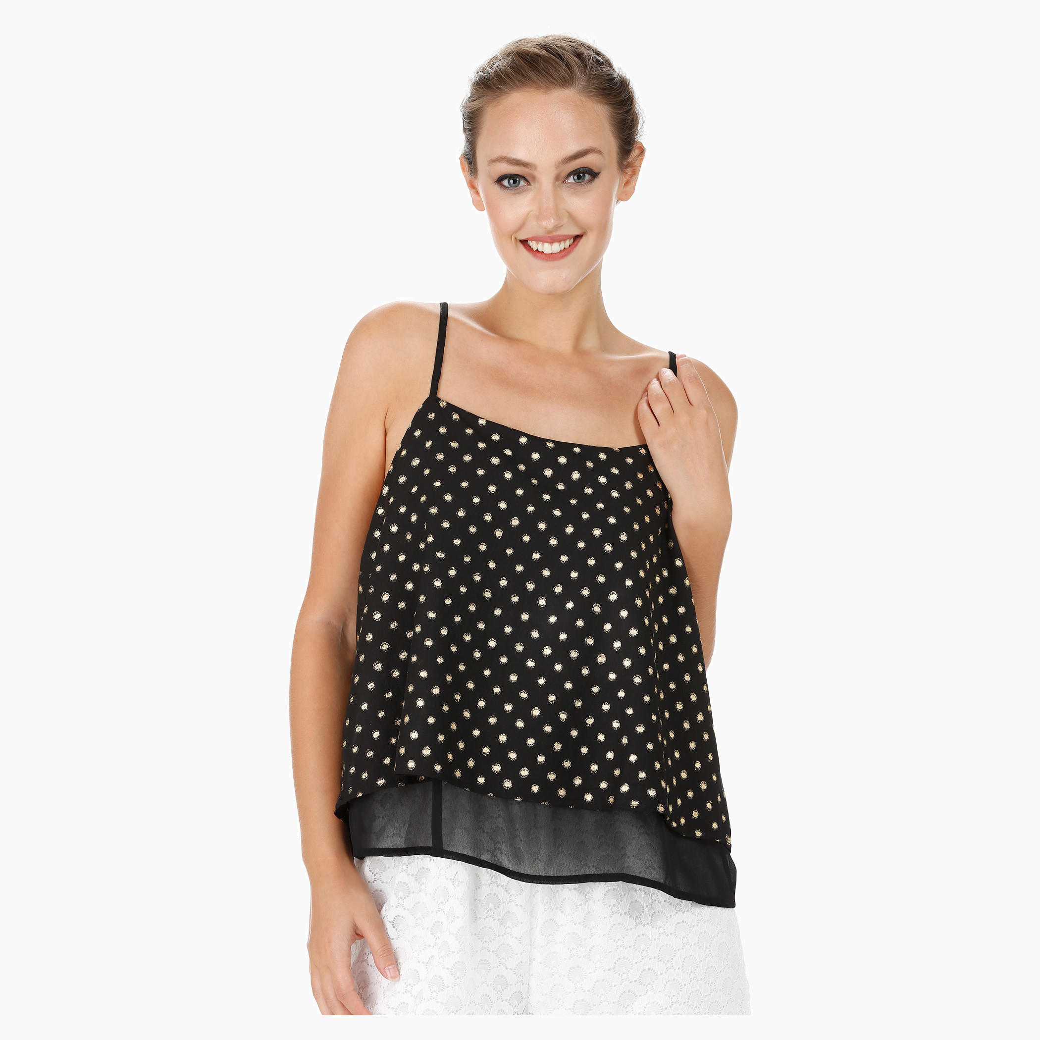 Double Layer Trapeze Top-women-clothing-tshirts-image-1