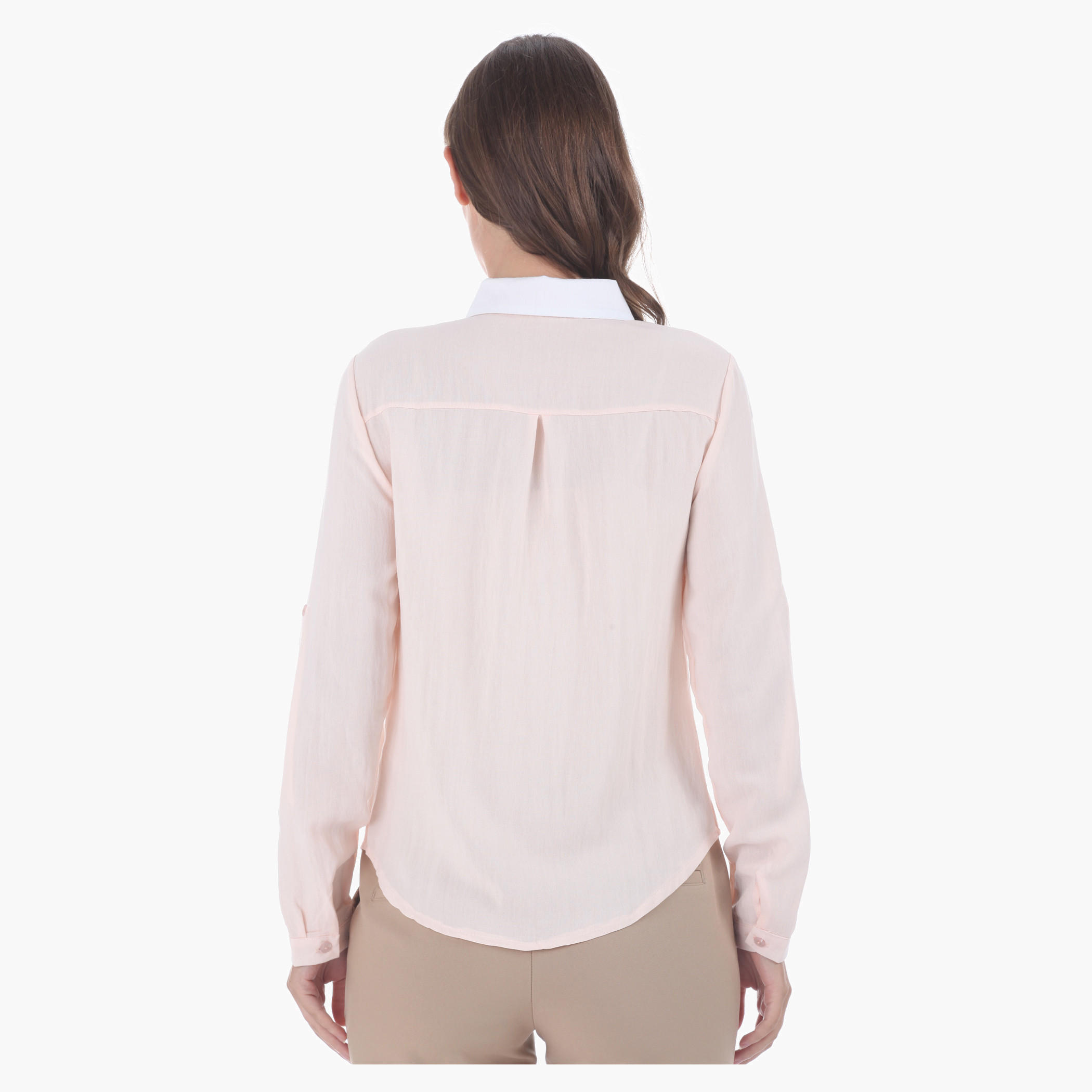 Dual-tone Shirt-women-clothing-shirtsandblouses-blouses-image-2
