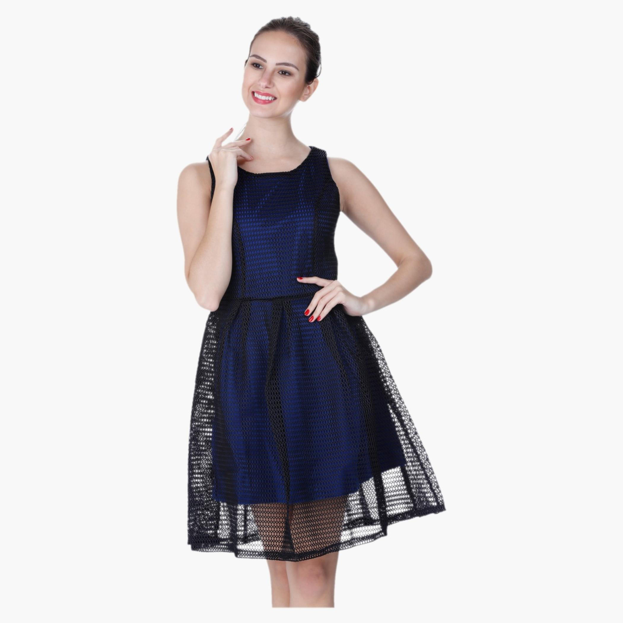 Sleeveless Fit and Flare Dress-women-clothing-dresses-image-1