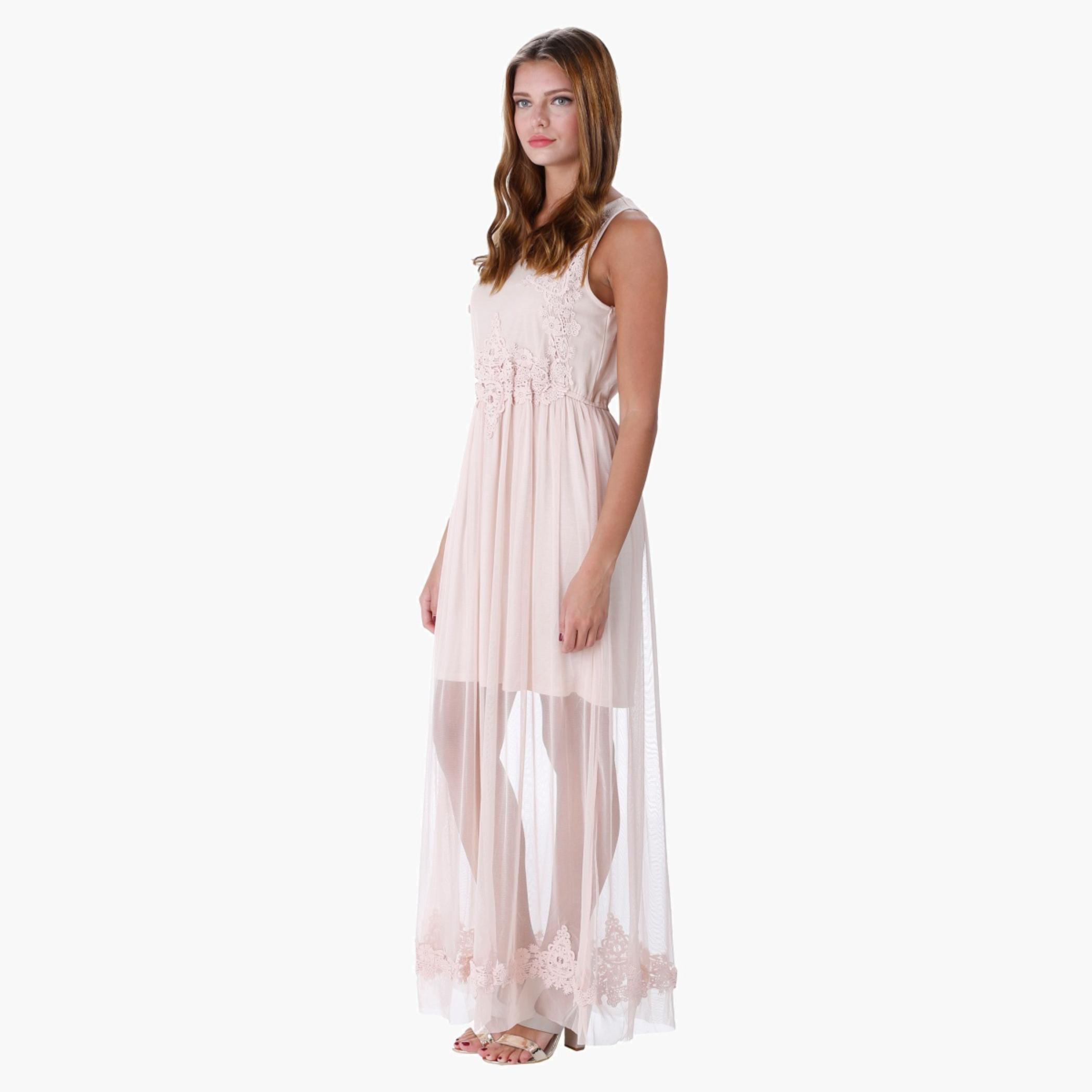 Solid Colour Maxi Dress-women-clothing-dresses-image-3