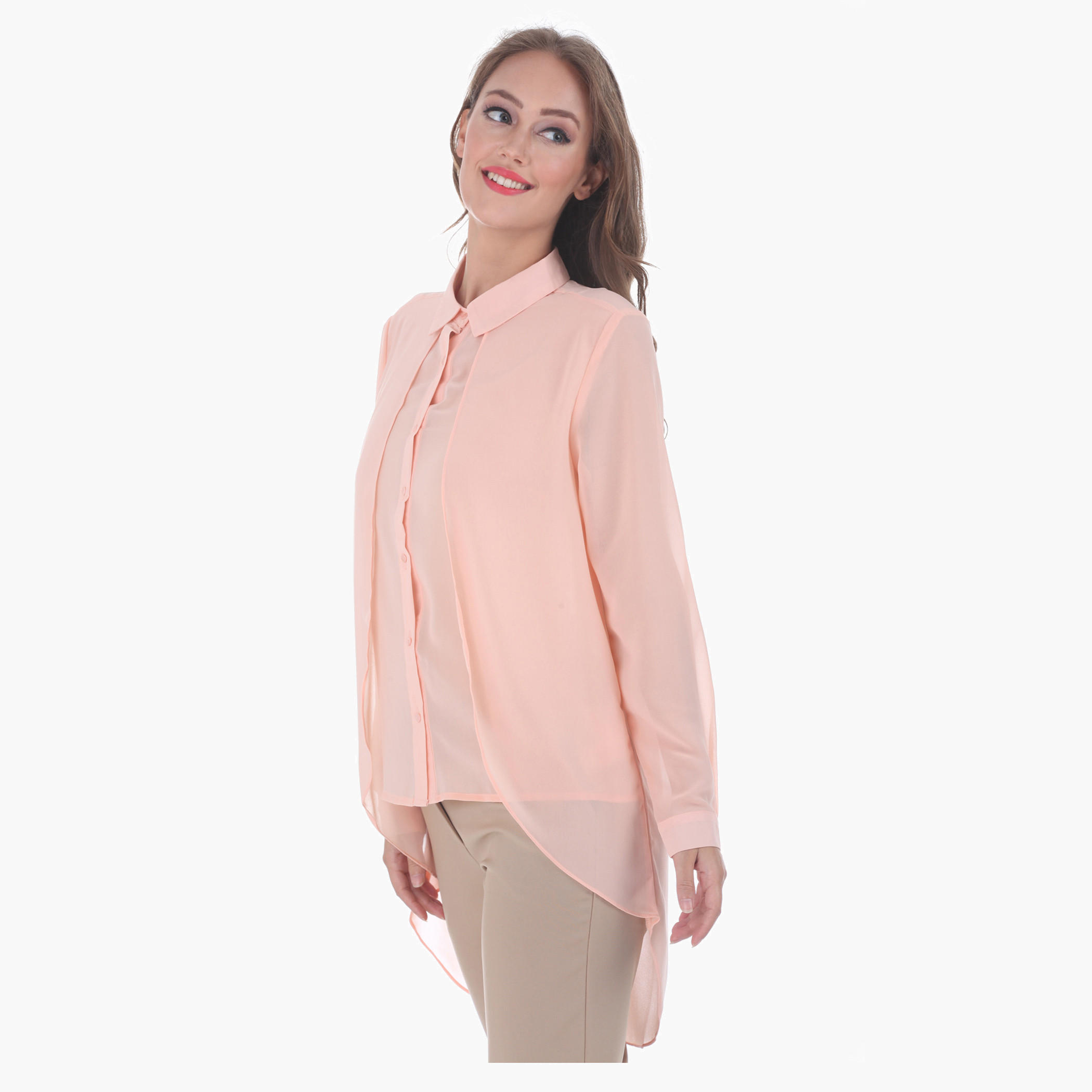 Solid Colour Shirt-women-clothing-shirtsandblouses-blouses-image-3