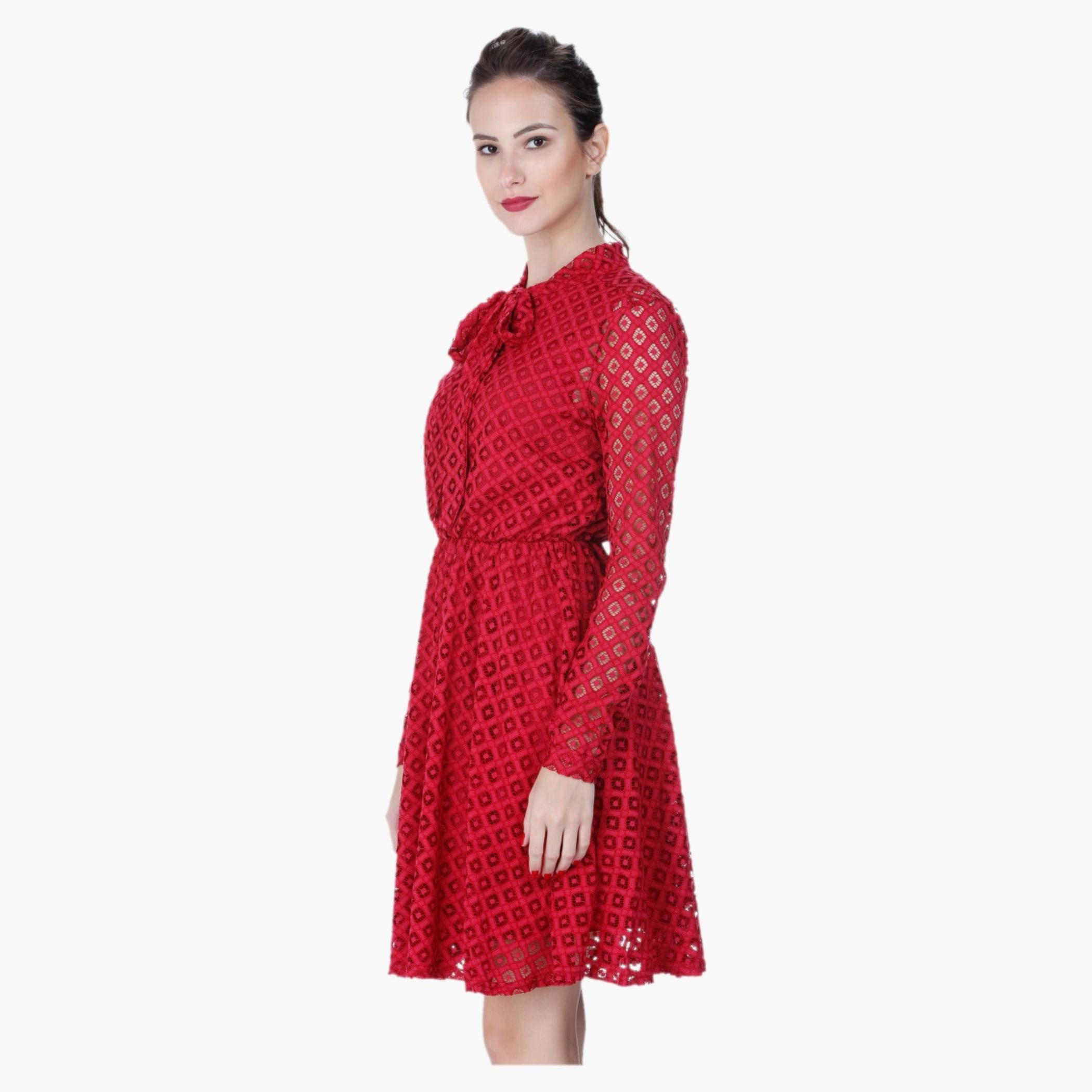 Long-sleeved Lace Dress-women-clothing-dresses-image-3