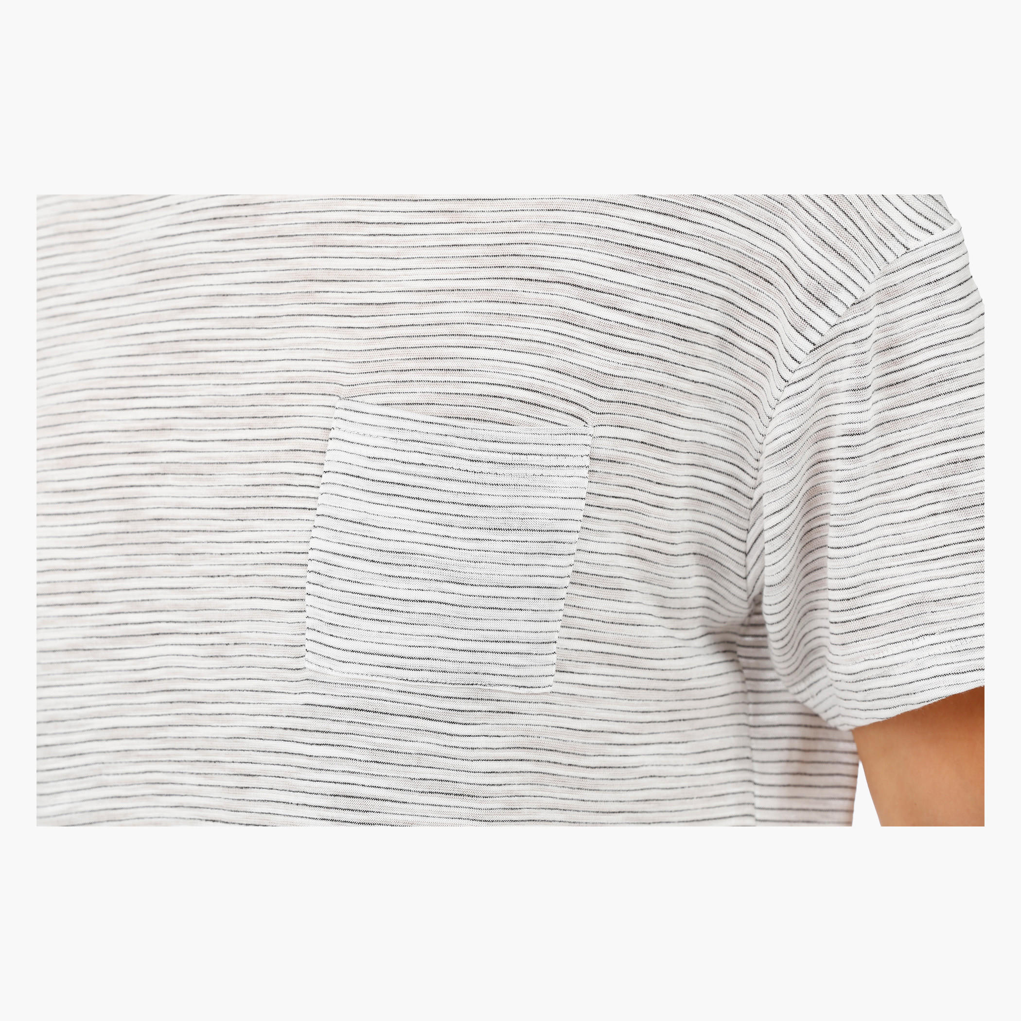 Basic Top with Round Neck and Short Sleeves in Regular Fit-women-clothing-tshirts-image-7