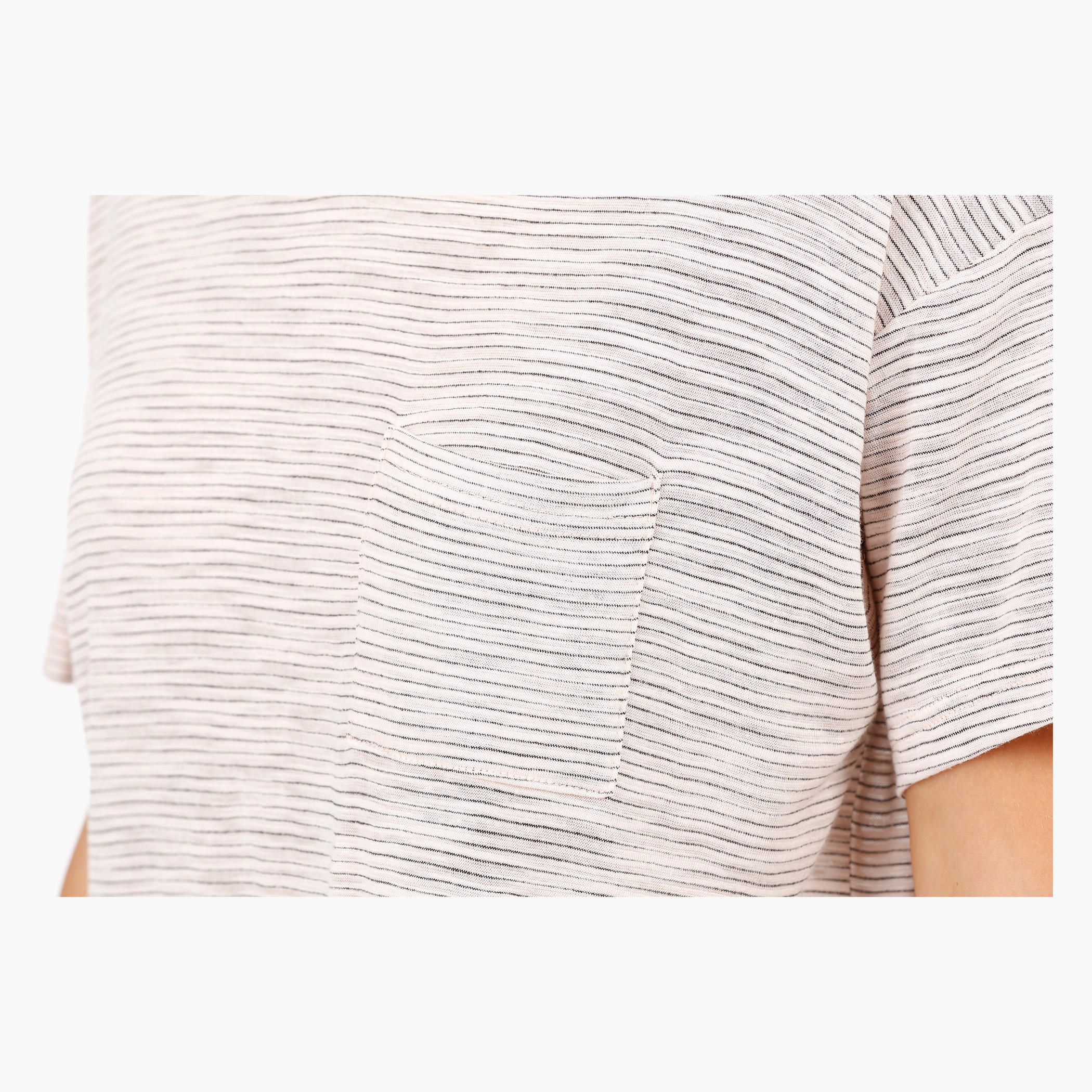 Basic Top with Round Neck and Short Sleeves in Regular Fit-women-clothing-tshirts-image-2
