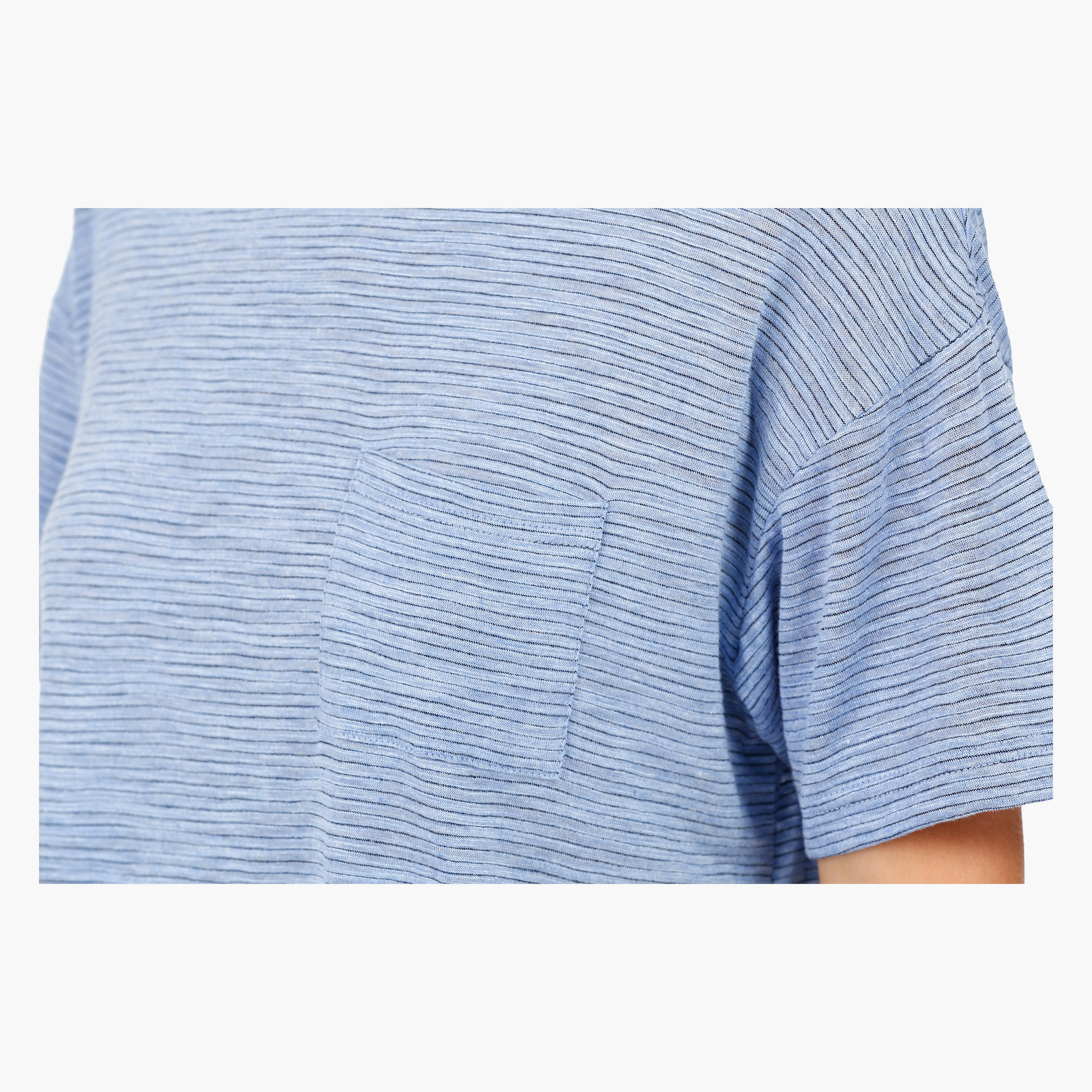 Basic Top with Round Neck and Short Sleeves in Regular Fit-women-clothing-tshirts-image-14