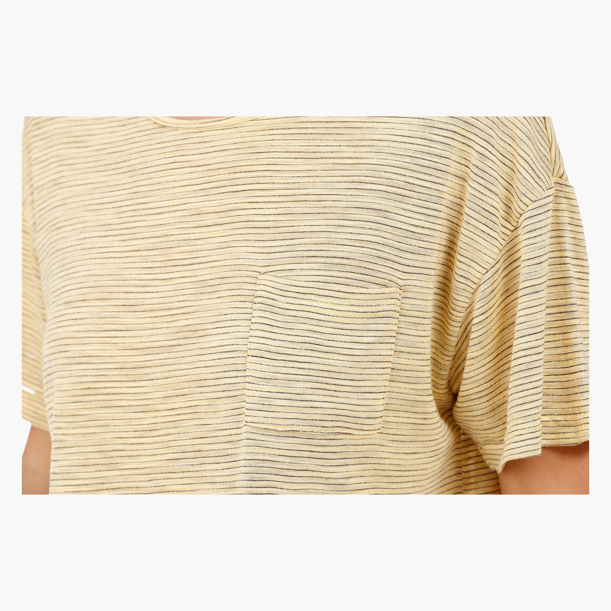 Basic Top with Round Neck and Short Sleeves in Regular Fit-women-clothing-tshirts-image-24