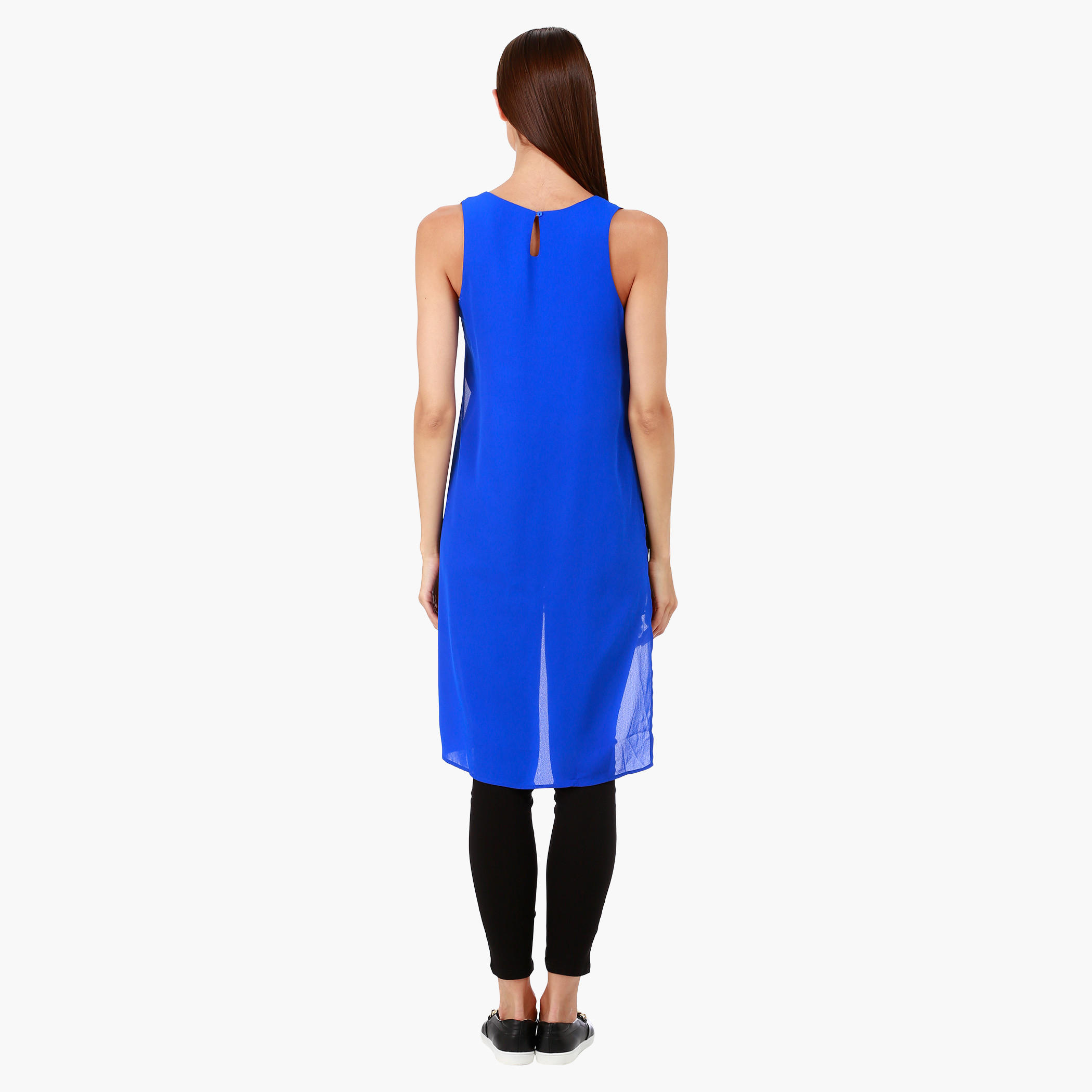 Plain Shirt with Crew Neck in Regular Fit-women-clothing-shirtsandblouses-blouses-image-6