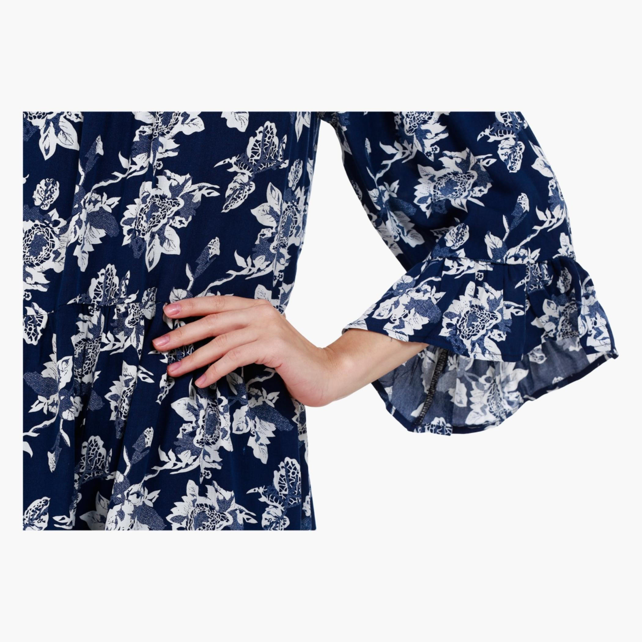 Floral Print Top with Flutter Sleeves and Scoop Neck-women-clothing-jumpsuits-image-4