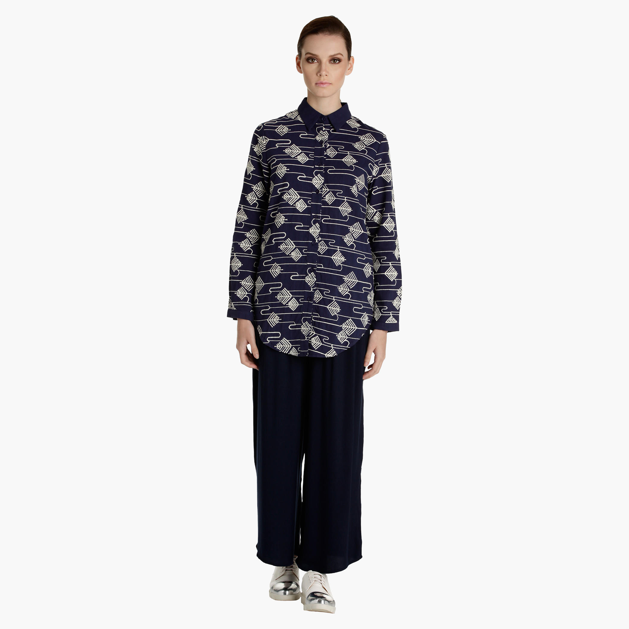 Embroidered Shirt with Long Sleeves-women-clothing-shirtsandblouses-blouses-image-1
