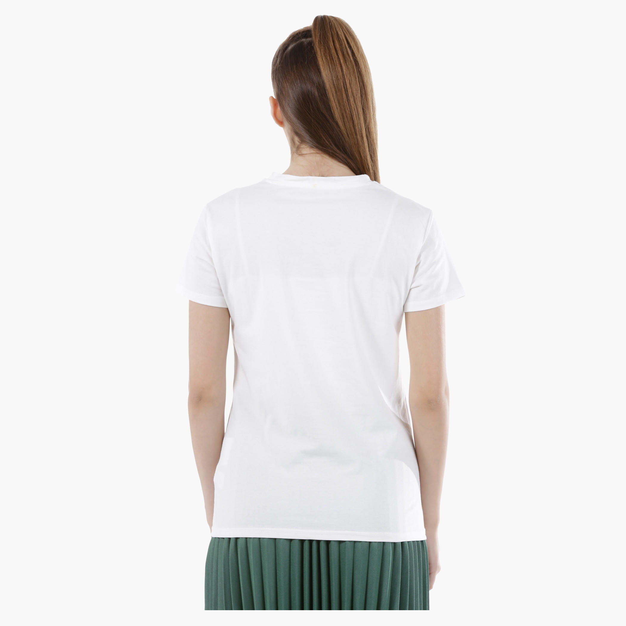 2Xtremz Print T-Shirt with Short Sleeves in Regular Fit-women-clothing-tshirts-image-2
