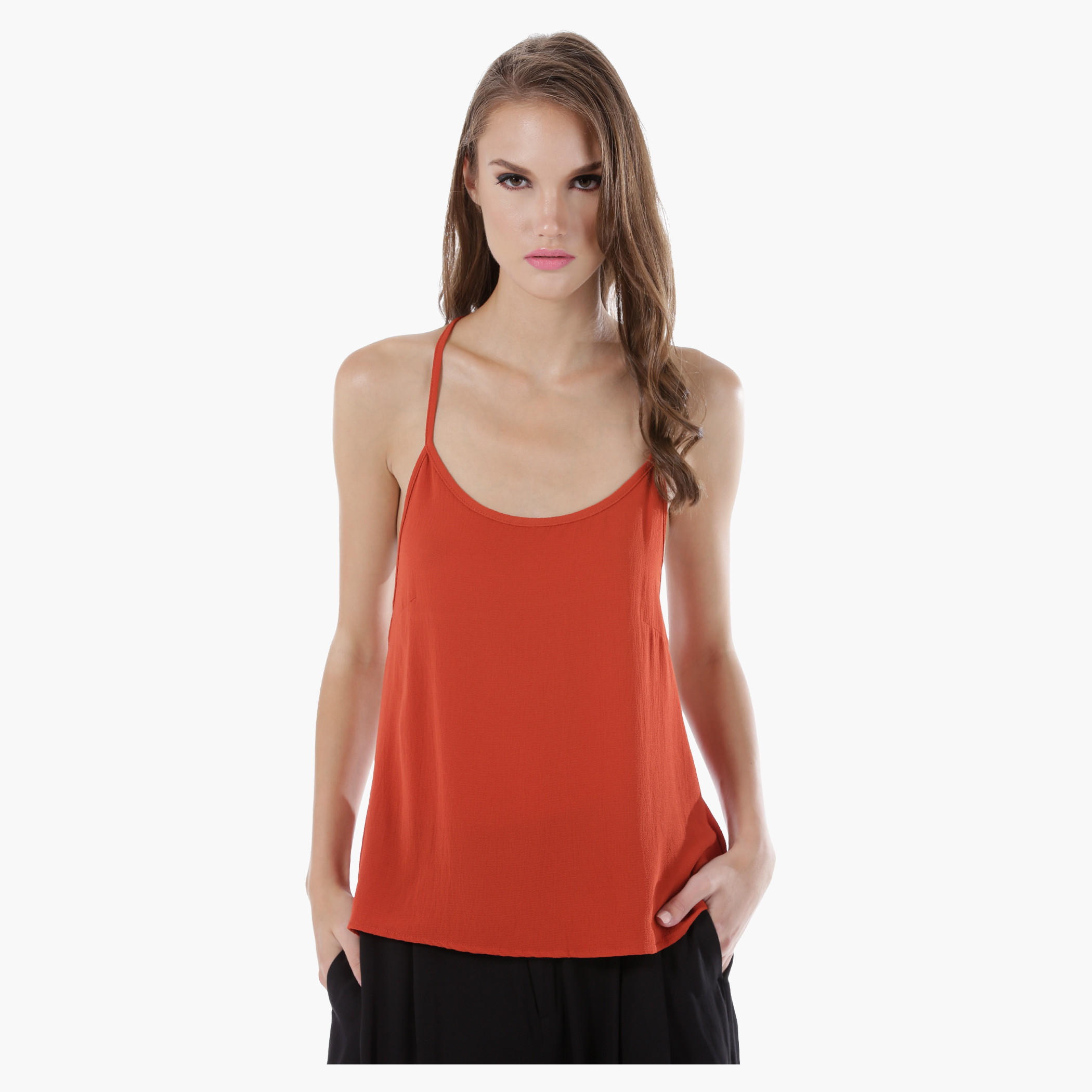 Camisole Top with Back Lace Detail-women-clothing-tshirts-image-5