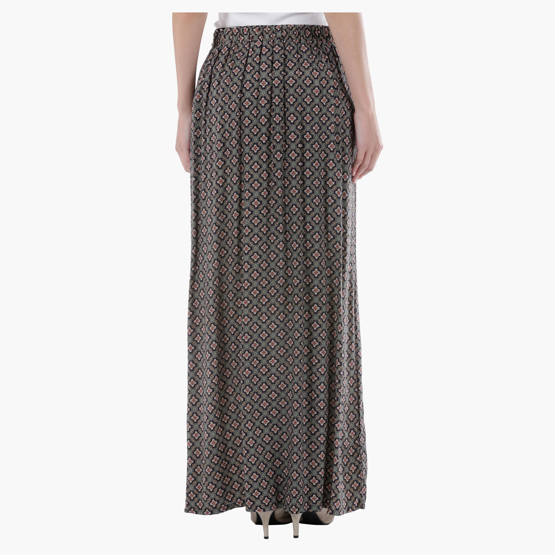 Printed Voluminous Maxi Skirt in Regular Fit-women-clothing-bottoms-skirts-image-2