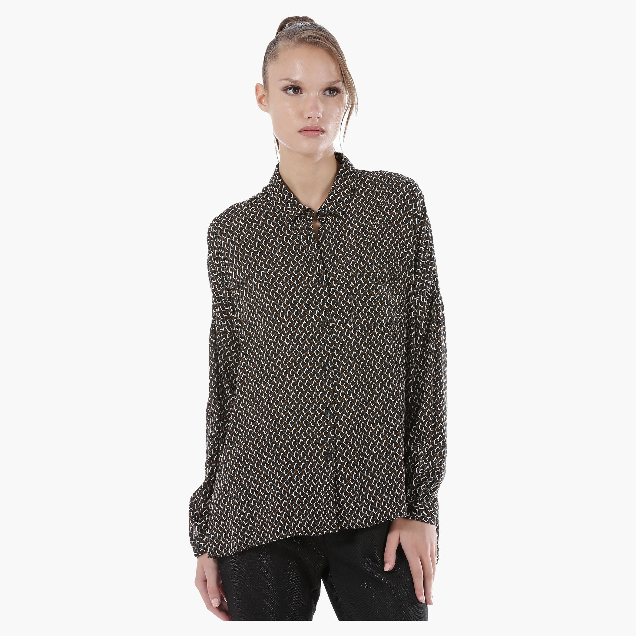 Printed Shirt in Regular Fit-women-clothing-shirtsandblouses-blouses-image-1