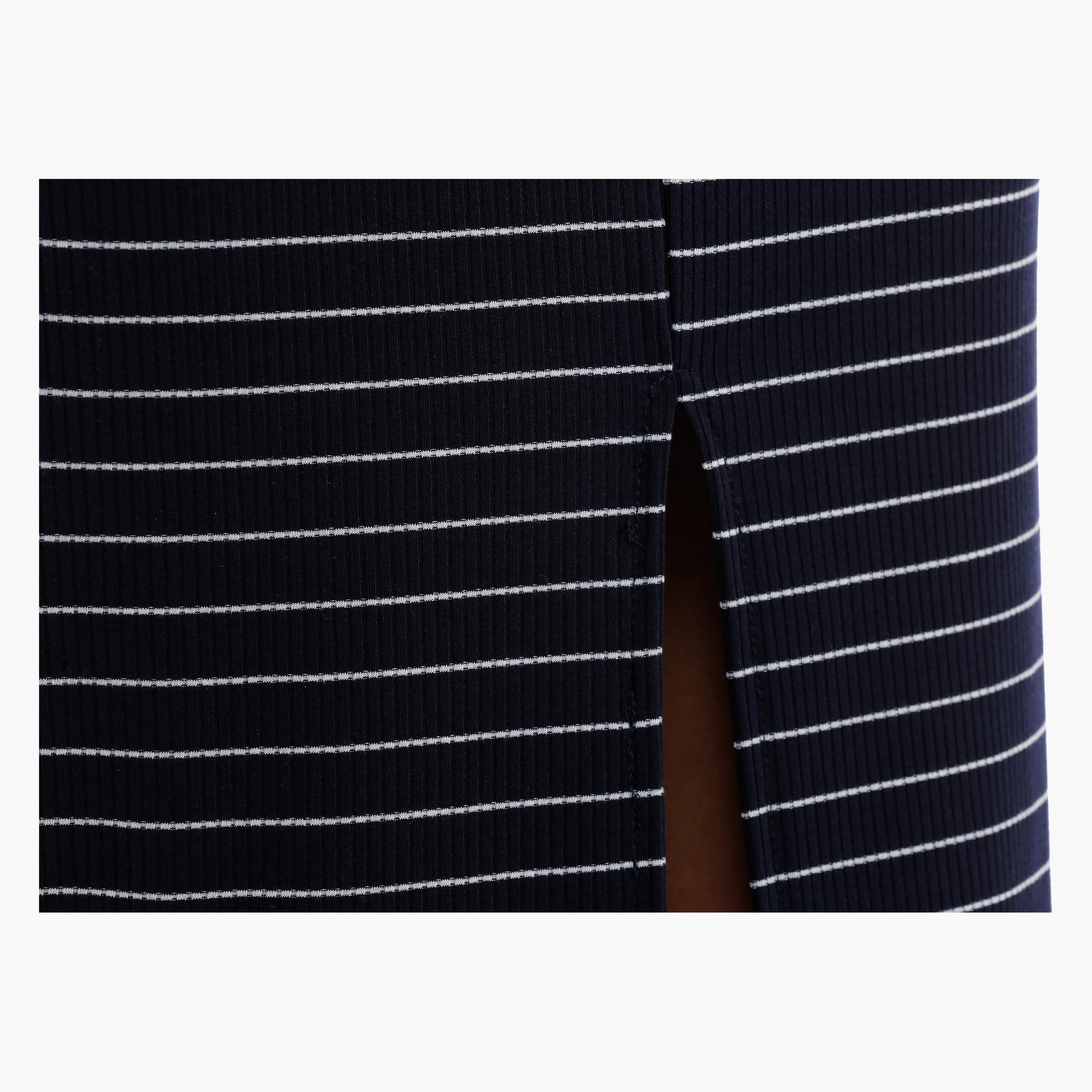 Striped Skirt Front Slit-women-clothing-bottoms-skirts-image-2