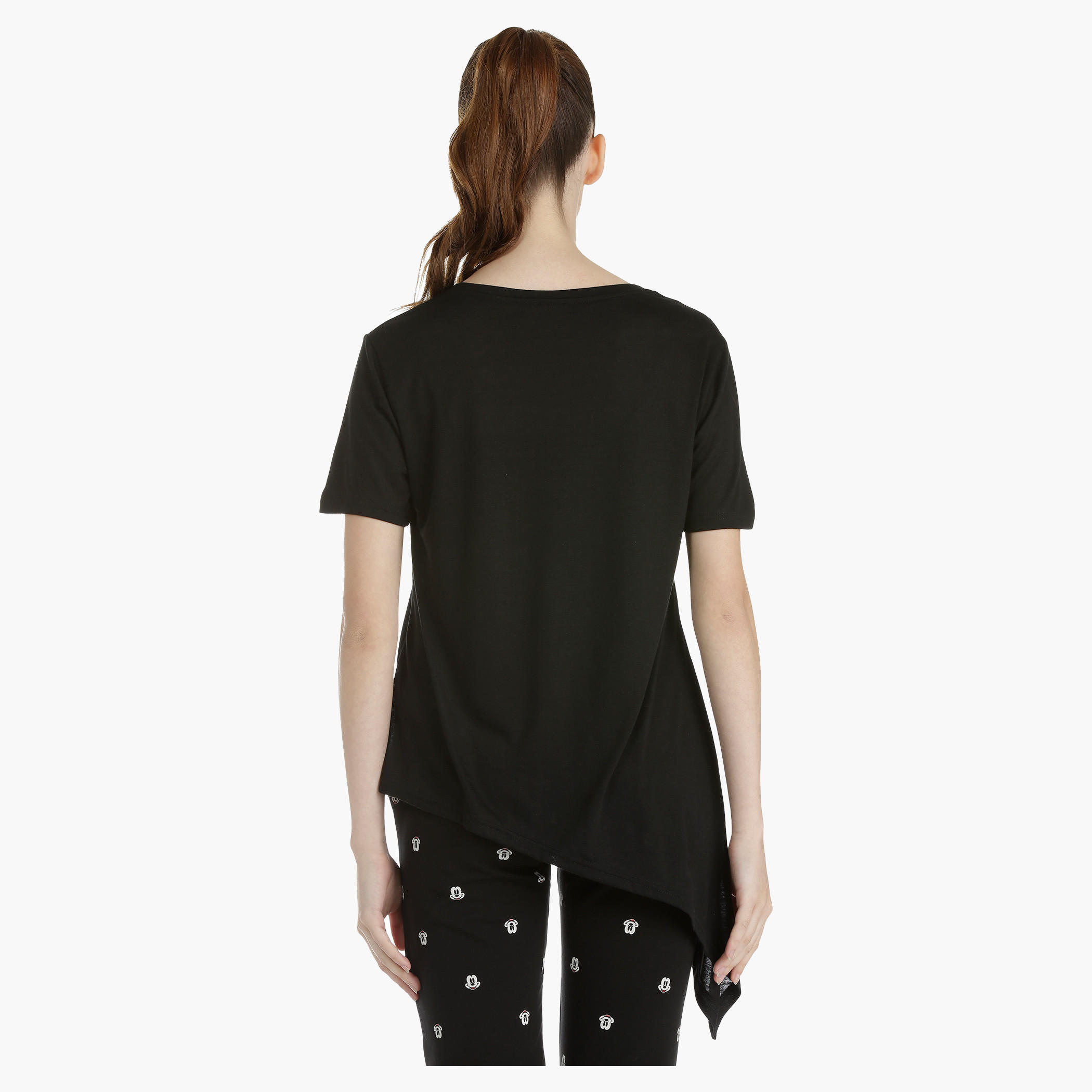 Asymmetrical Top with Short Sleeves-women-clothing-tshirts-image-2