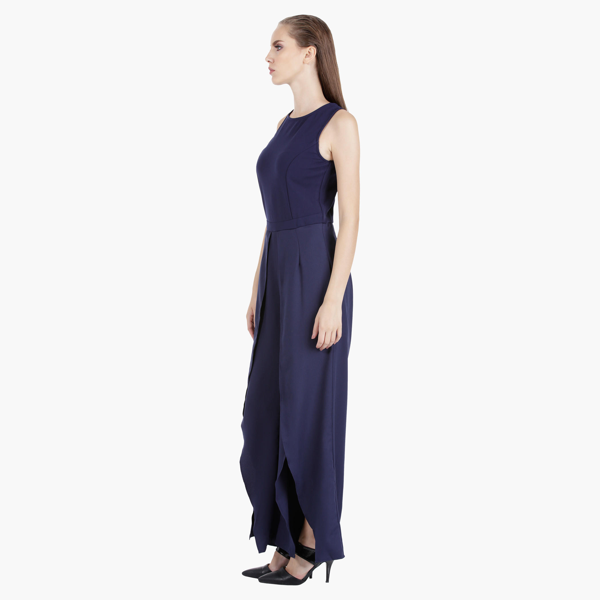 Strappy Playsuit with Double Layer in Straight Fit-women-clothing-jumpsuits-image-3