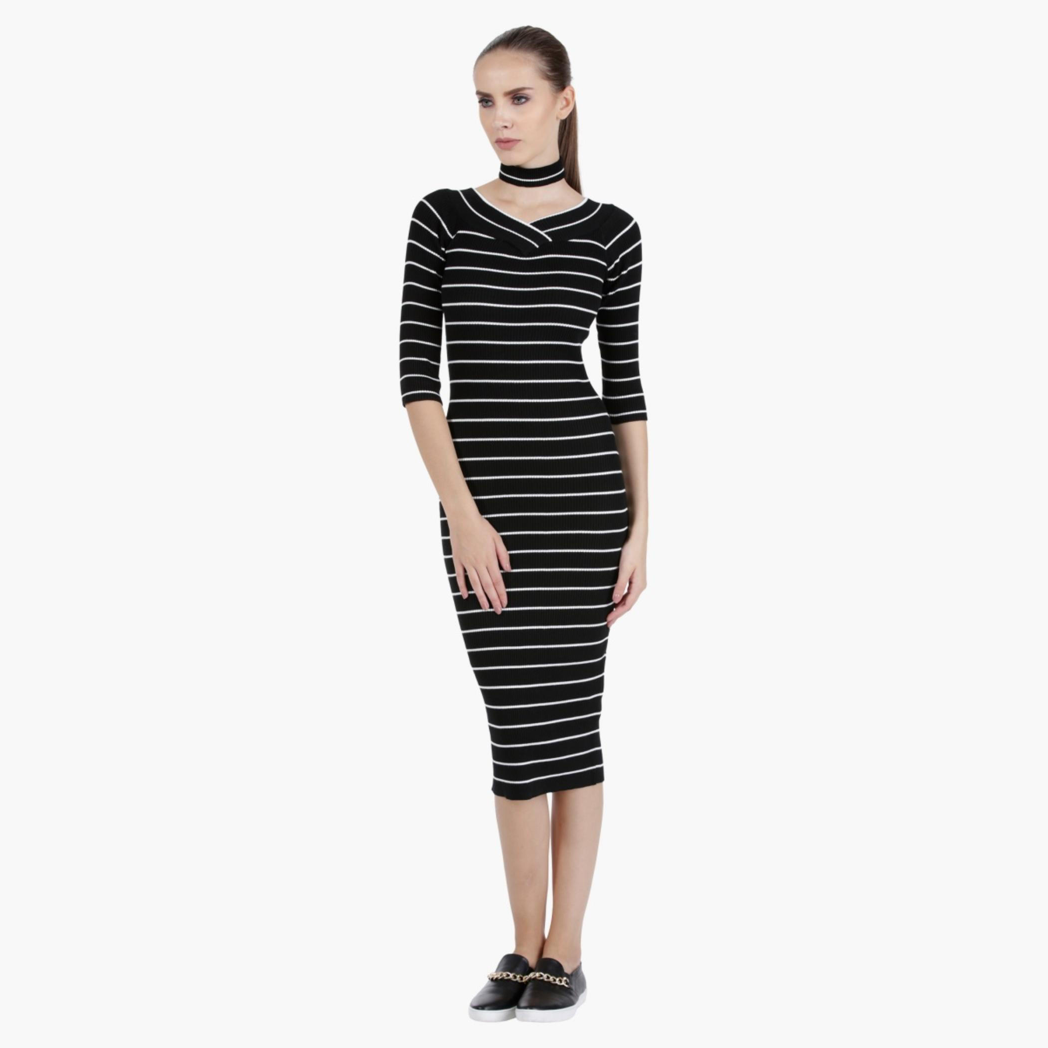 Striped Dress in Regular Fit-women-clothing-dresses-image-1