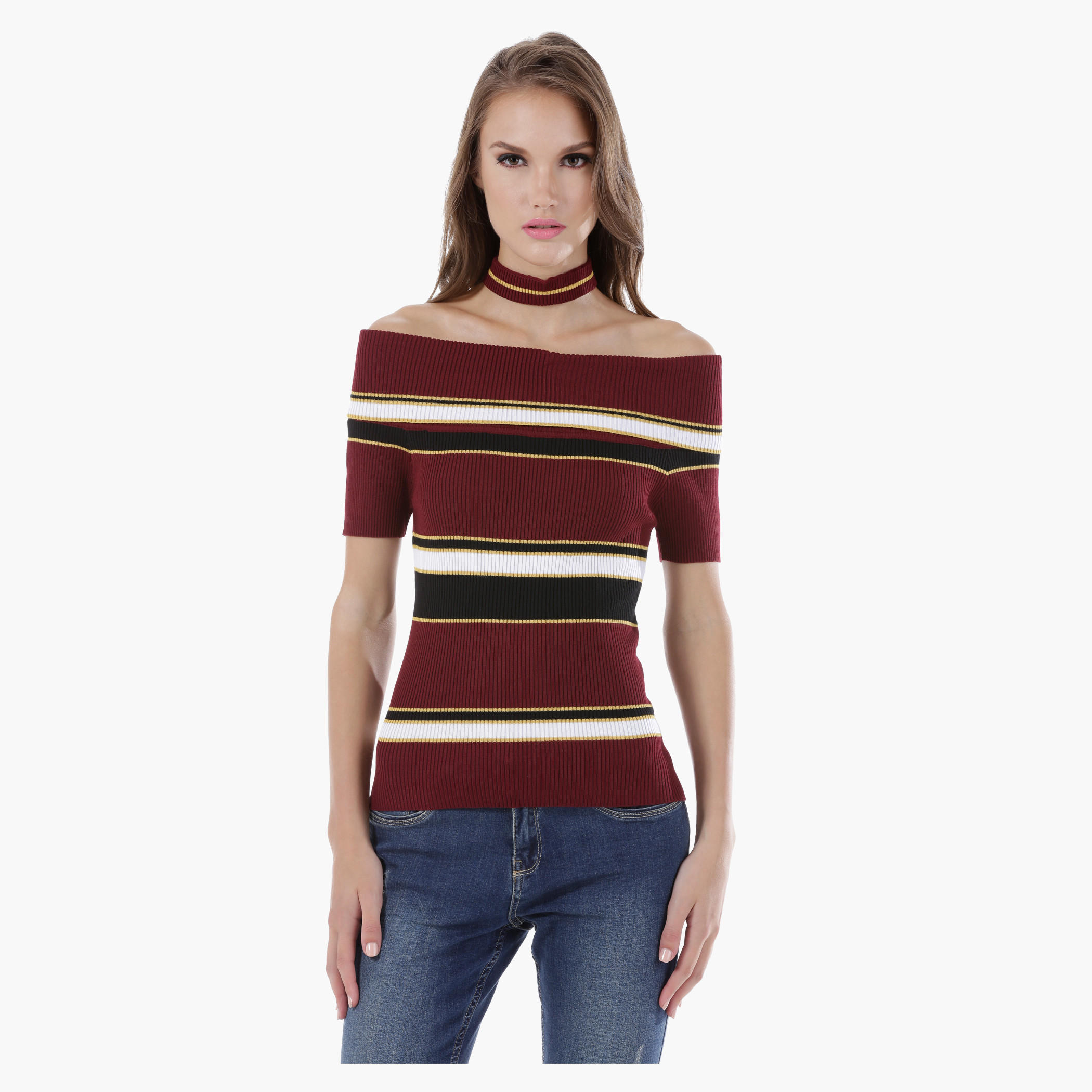 Off-Shoulder Striped Top-women-clothing-shirtsandblouses-blouses-image-1