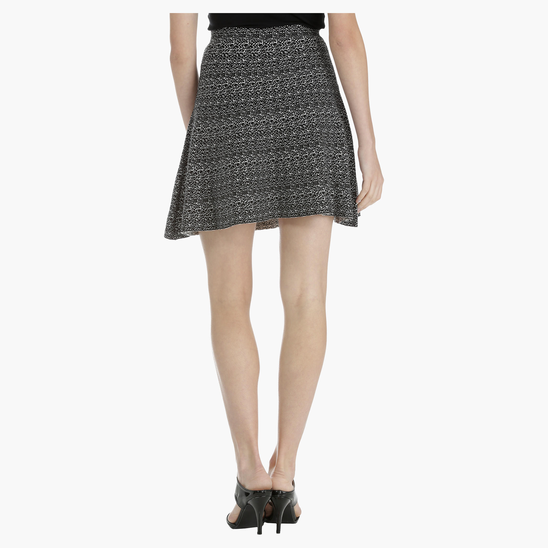 Printed Skirt with elasticised waistband-women-clothing-bottoms-skirts-image-2