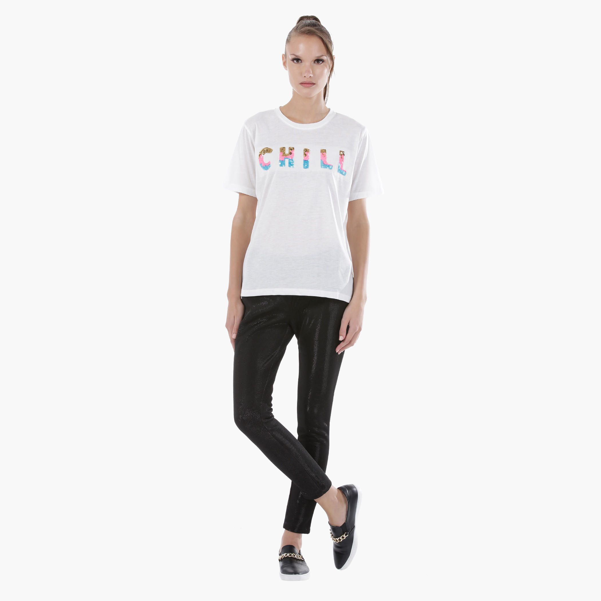 Embellished Top with Short Sleeves-women-clothing-tshirts-image-5