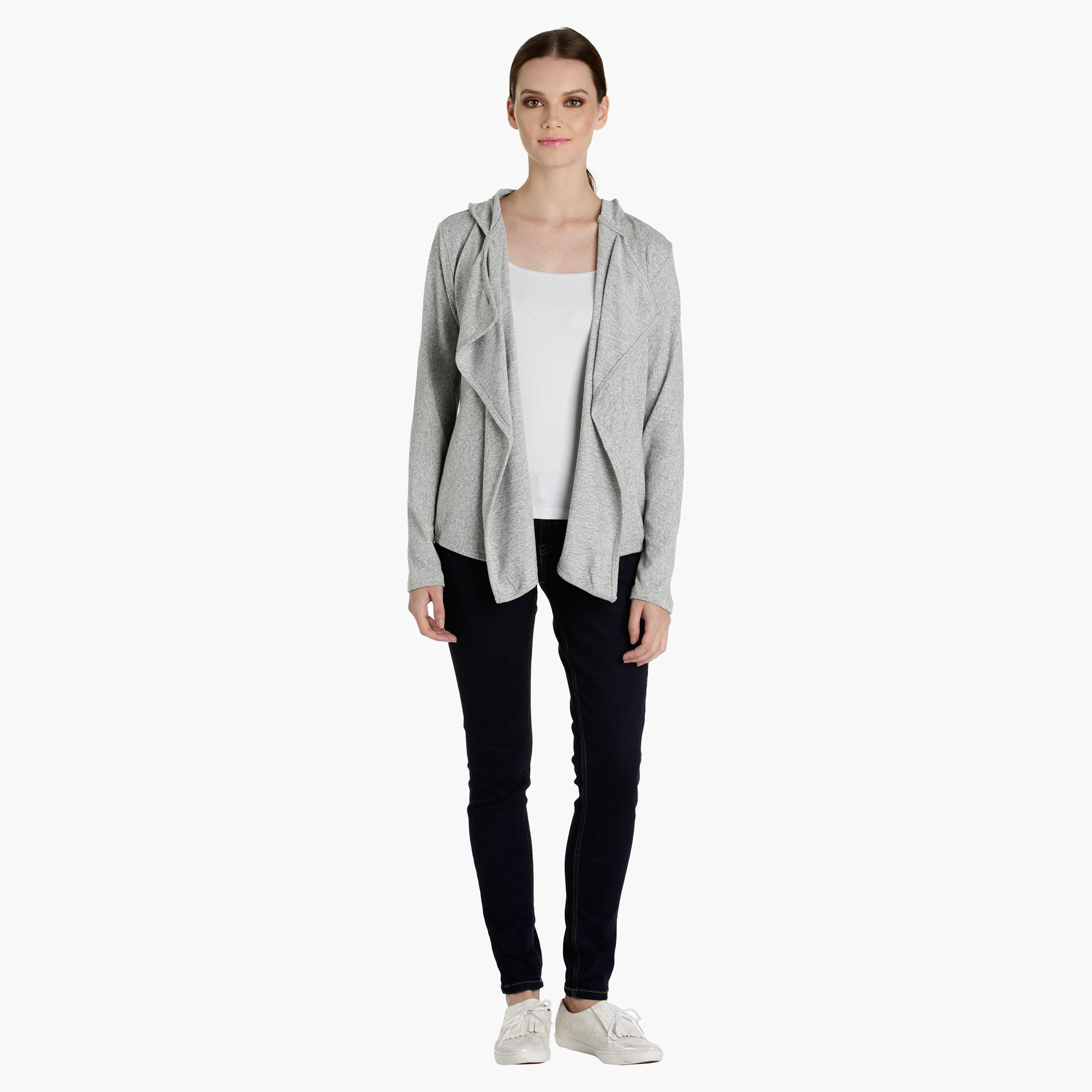 Long Sleeves Cascade Shrug with Hood-women-winterwear-cardigansandjumpers-cardigans-image-5