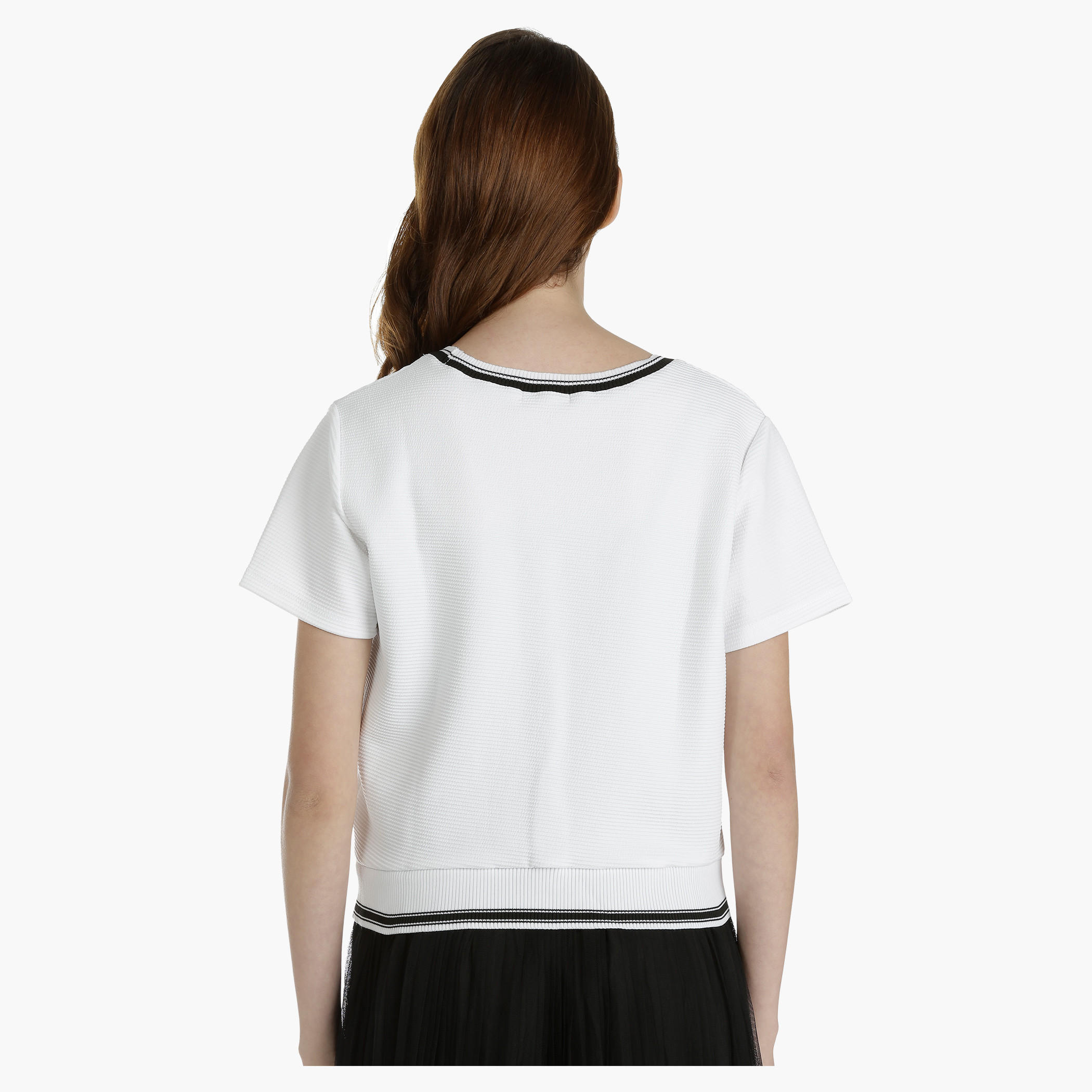 Knitted Sporty Top with Short Sleeves-women-clothing-shirtsandblouses-blouses-image-2