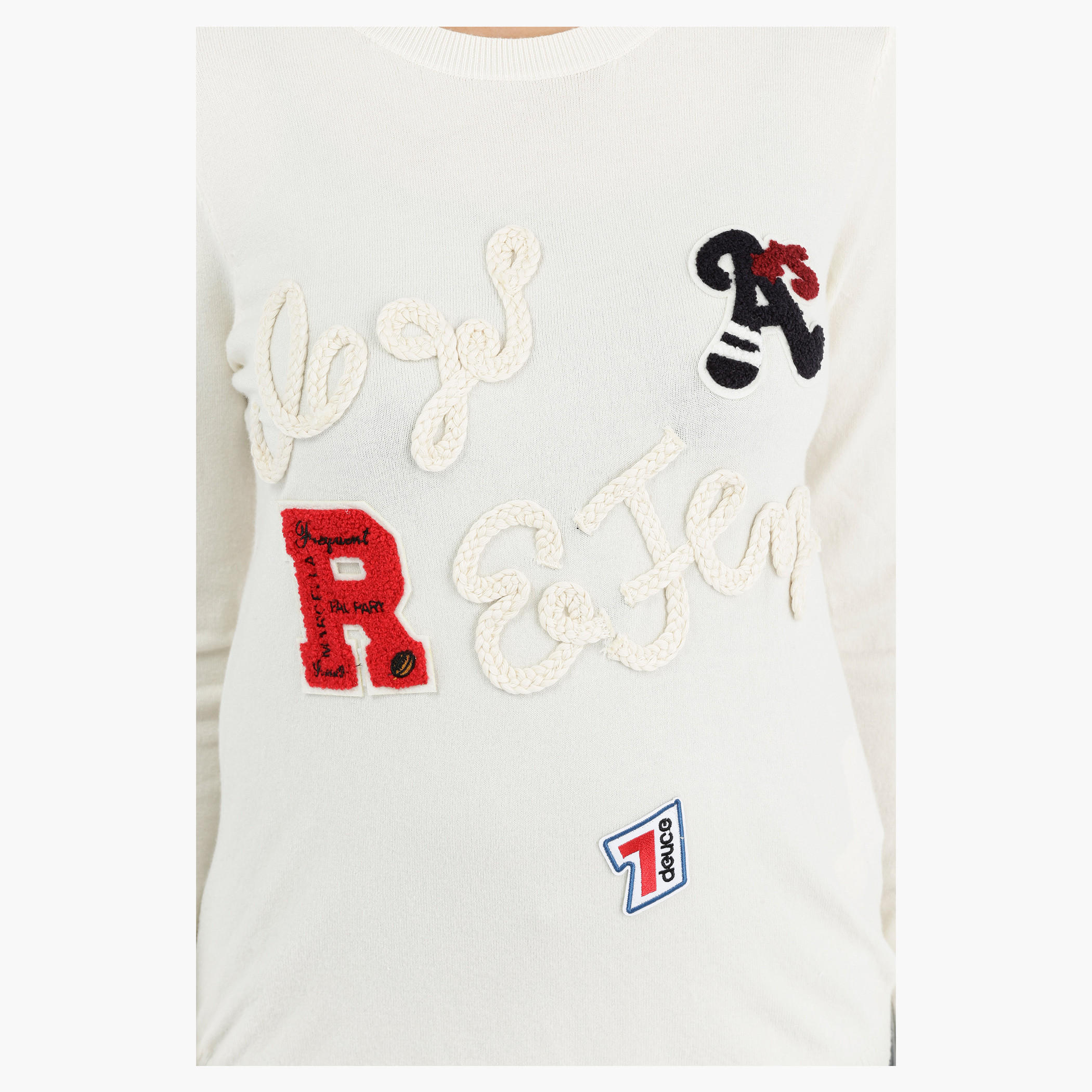 Sweater with Long Sleeves and Appliques-women-winterwear-hoodiesandsweatshirts-sweatshirts-image-2