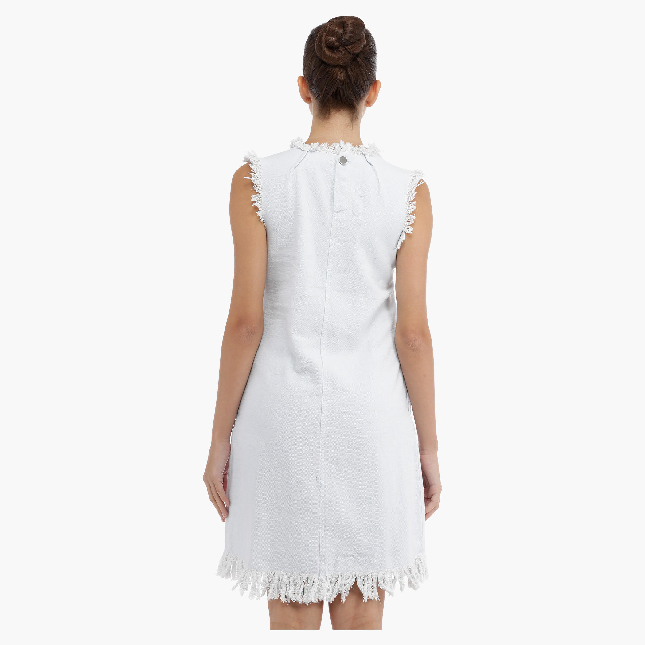 Shift Dress with Fringe Detail-women-clothing-dresses-image-2