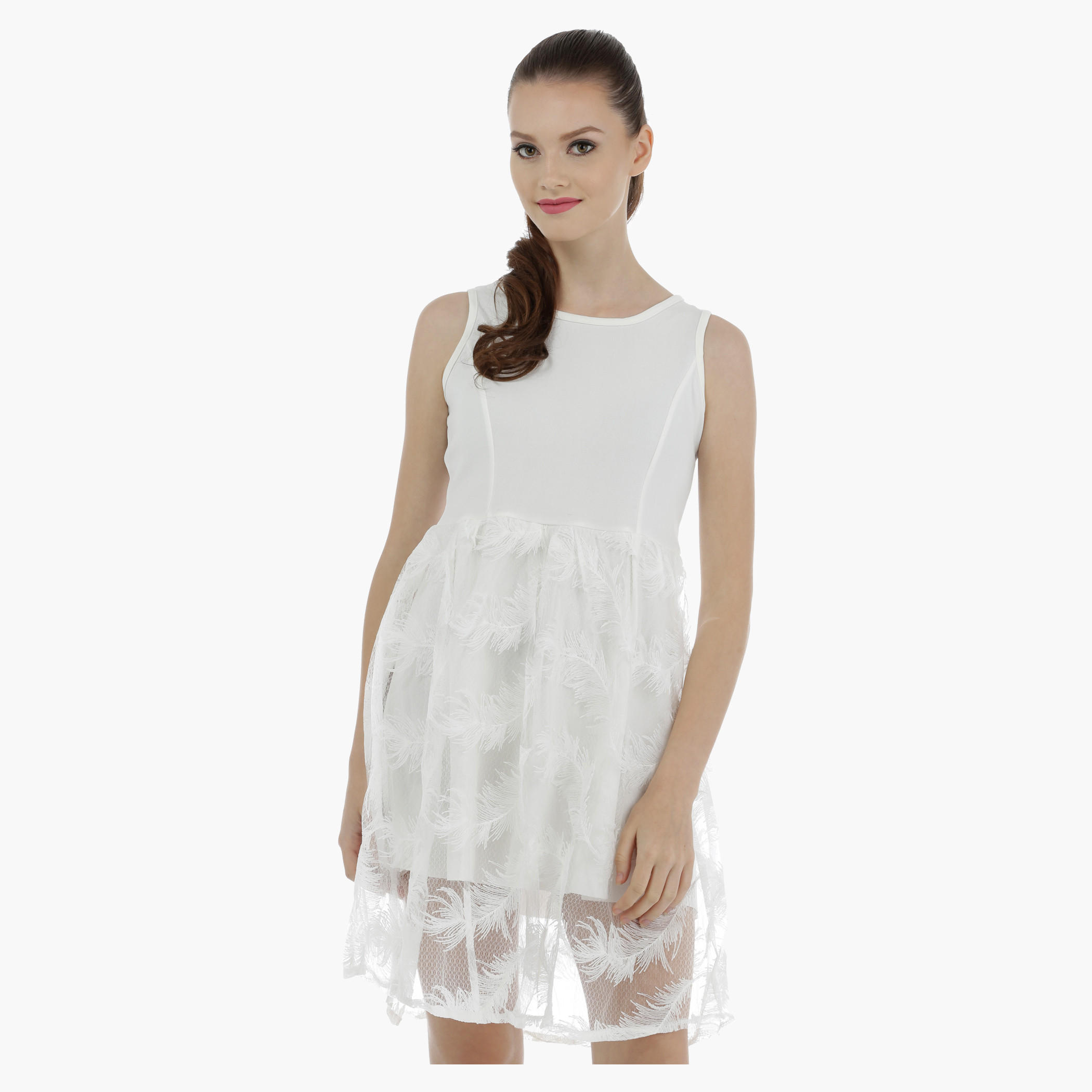 Sleeveless Skater Dress-women-clothing-dresses-image-1