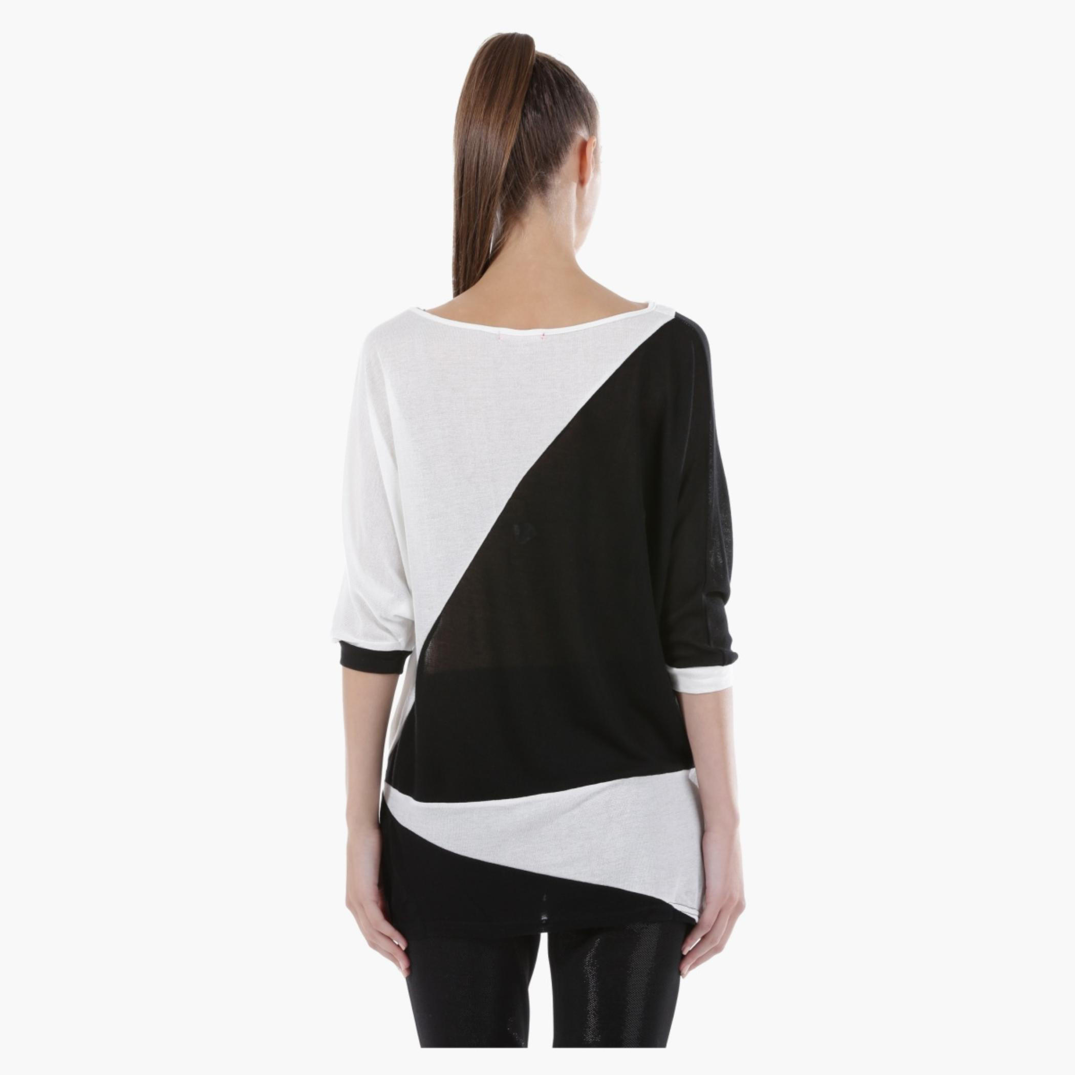 Dual-Tone Box Top-women-clothing-shirtsandblouses-blouses-image-4