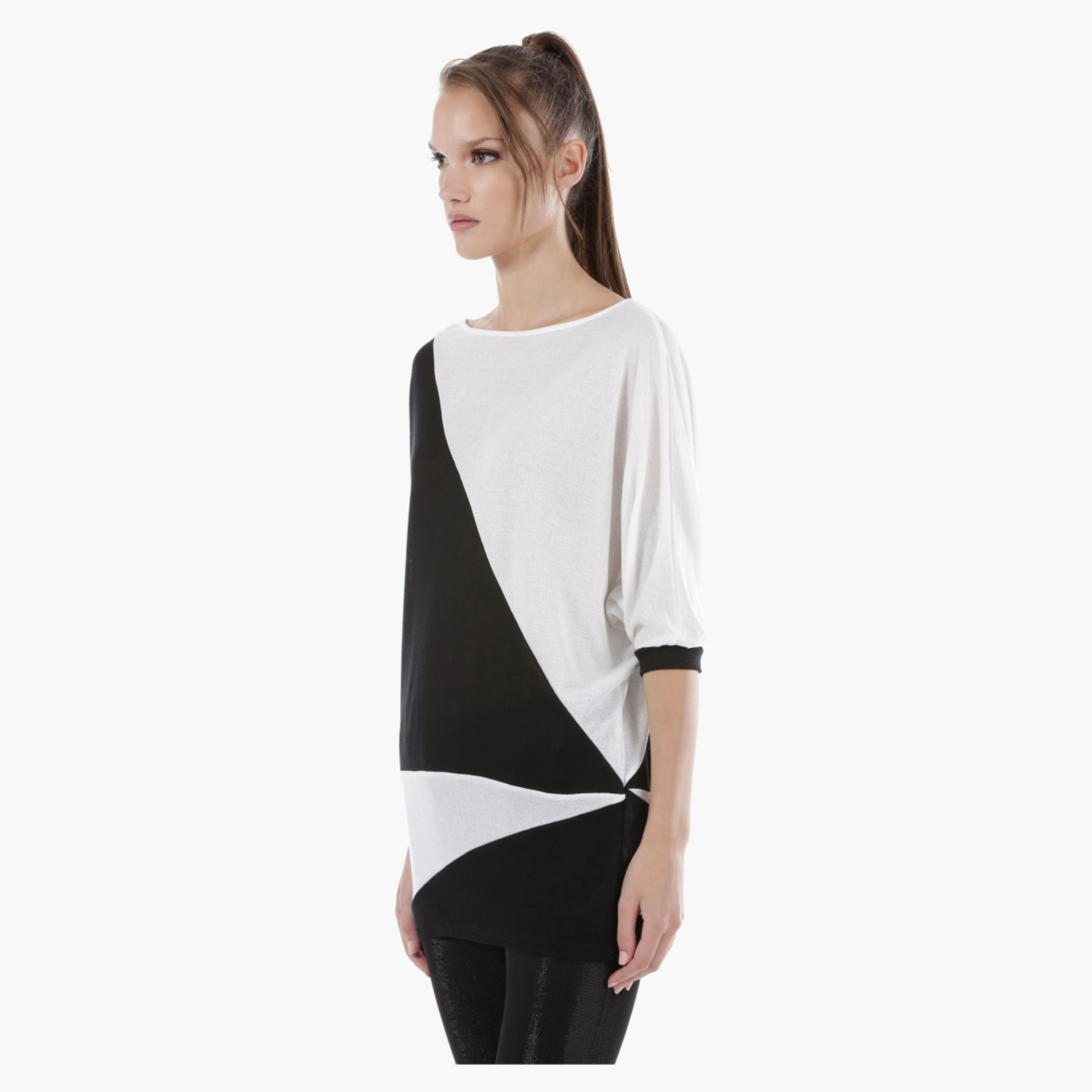 Dual-Tone Box Top-women-clothing-shirtsandblouses-blouses-image-3