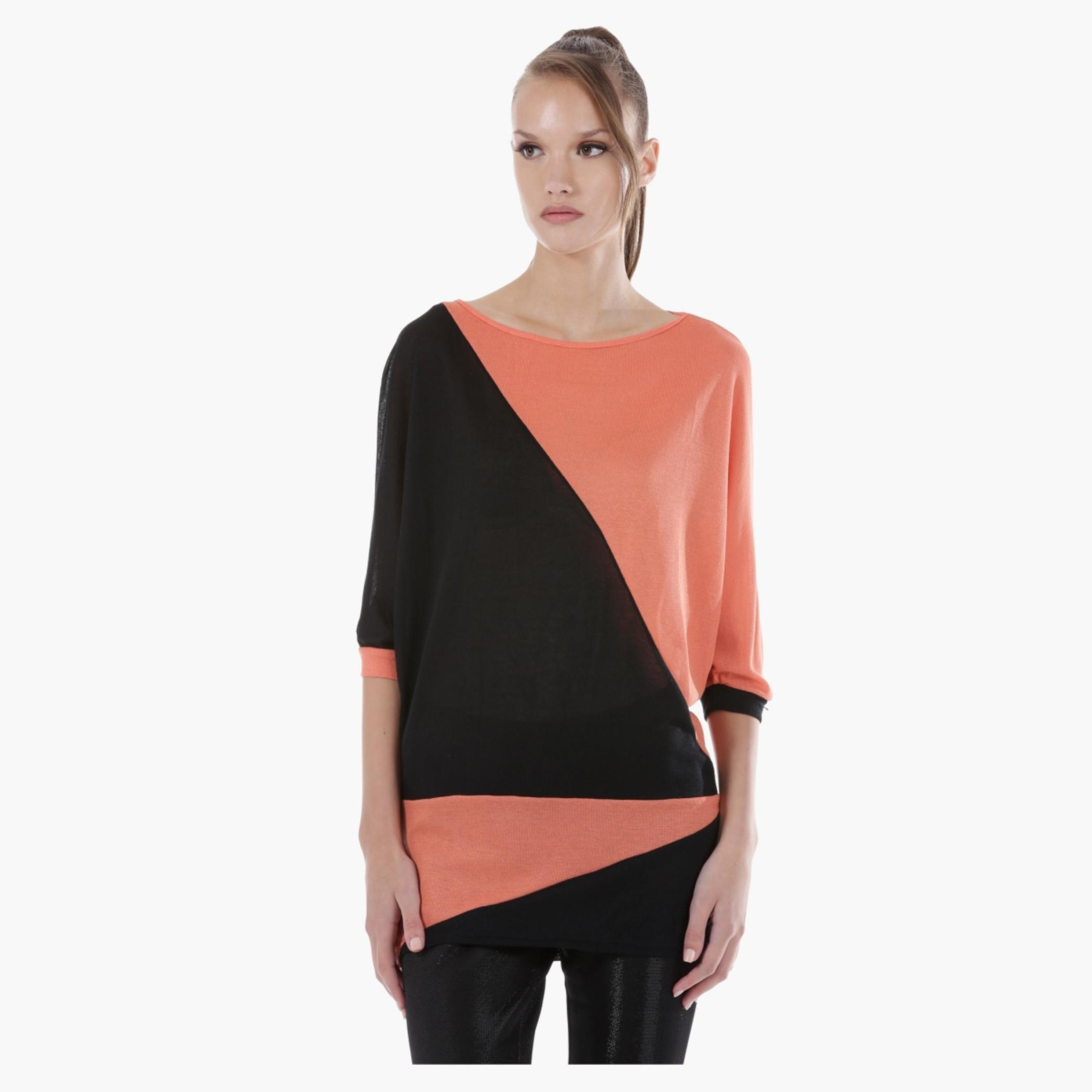 Dual-Tone Box Top-women-clothing-shirtsandblouses-blouses-image-5