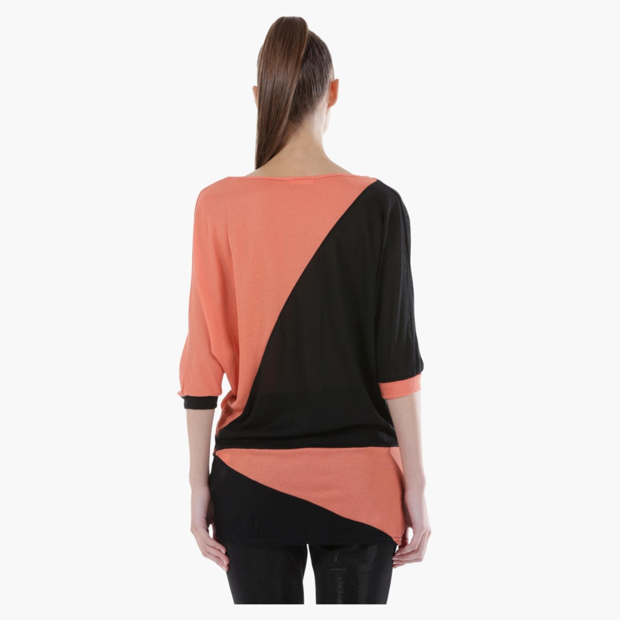 Dual-Tone Box Top-women-clothing-shirtsandblouses-blouses-image-4