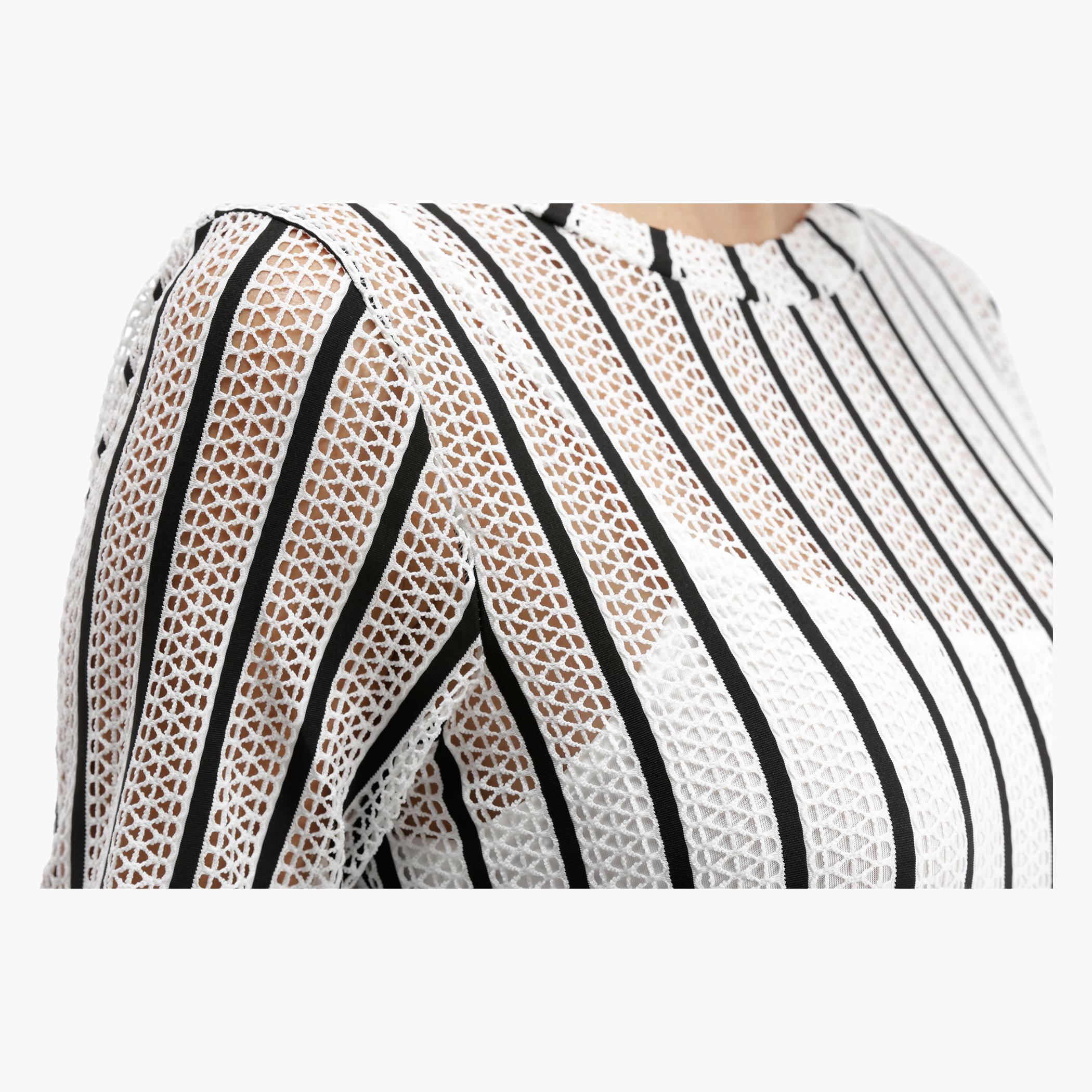 Striped Lace Dress-women-clothing-dresses-image-4