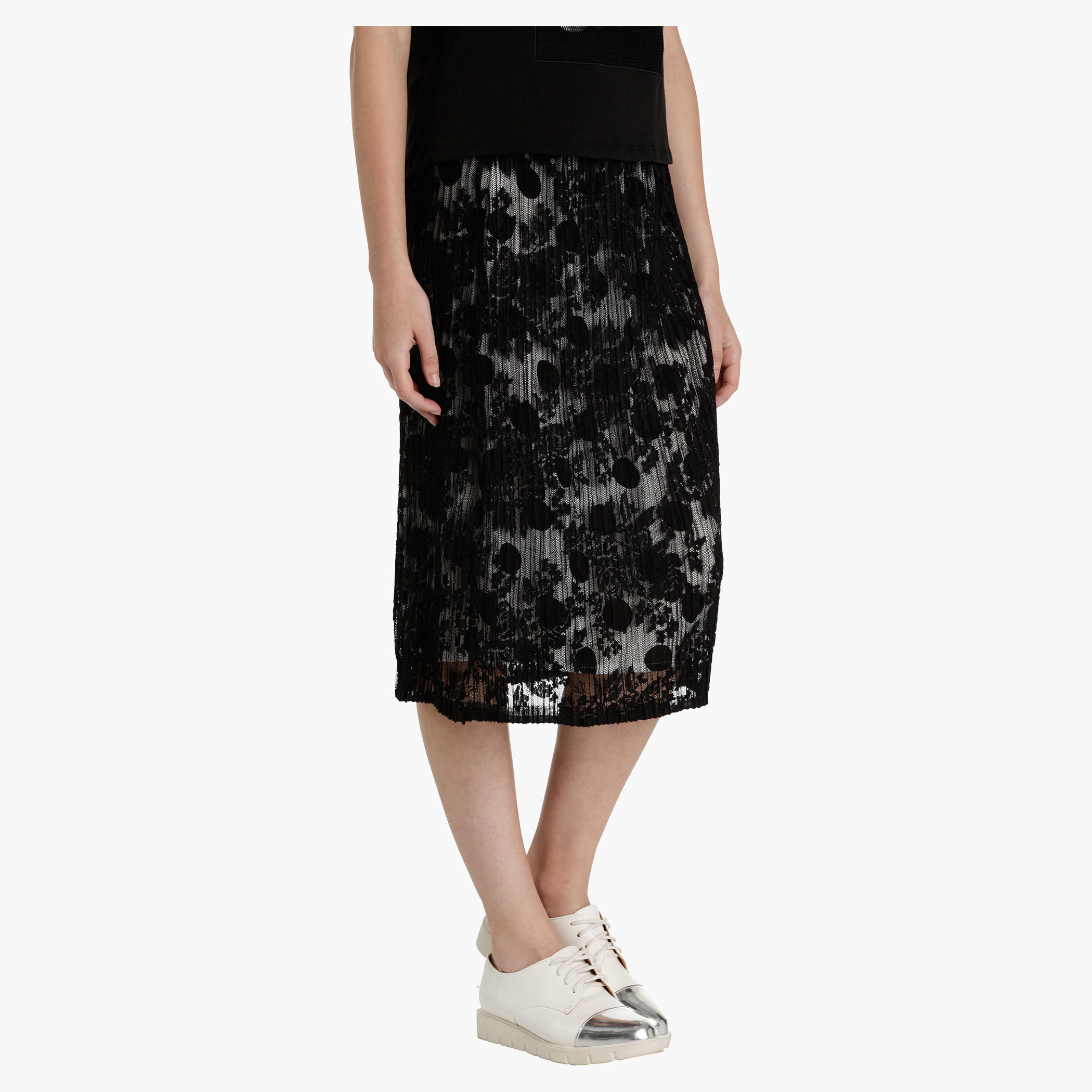 Mesh Embroidered Overlay Midi Skirt-women-clothing-bottoms-skirts-image-3