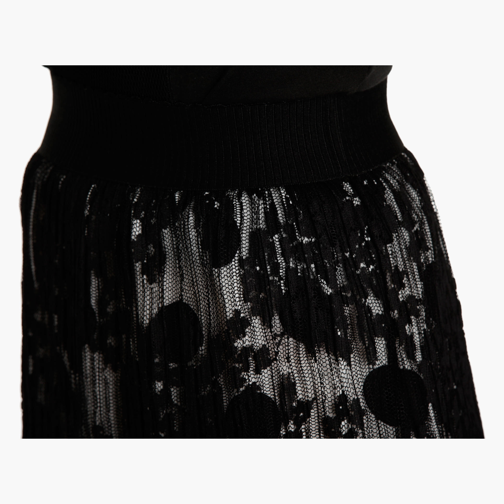 Mesh Embroidered Overlay Midi Skirt-women-clothing-bottoms-skirts-image-4