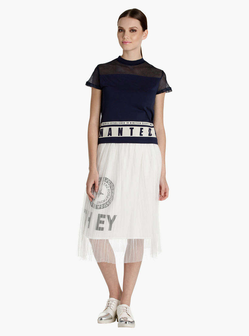 Printed Mesh Overlay Skirt-women-clothing-bottoms-skirts-image-1