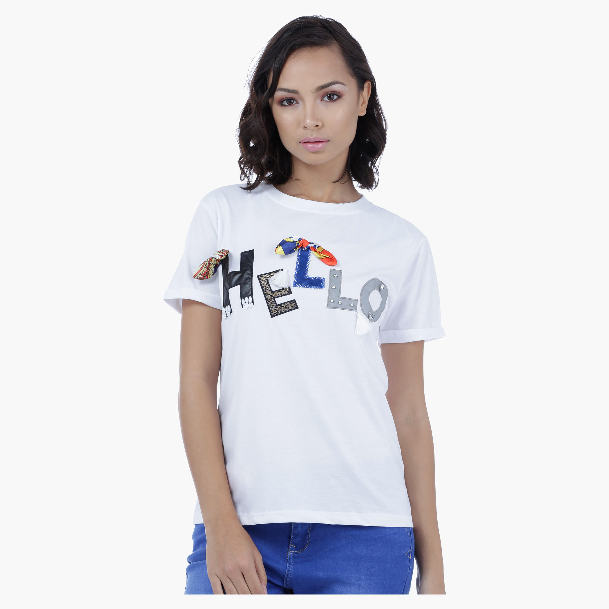 Embroidered T-Shirt with Long Sleeves-women-clothing-tshirts-image-5