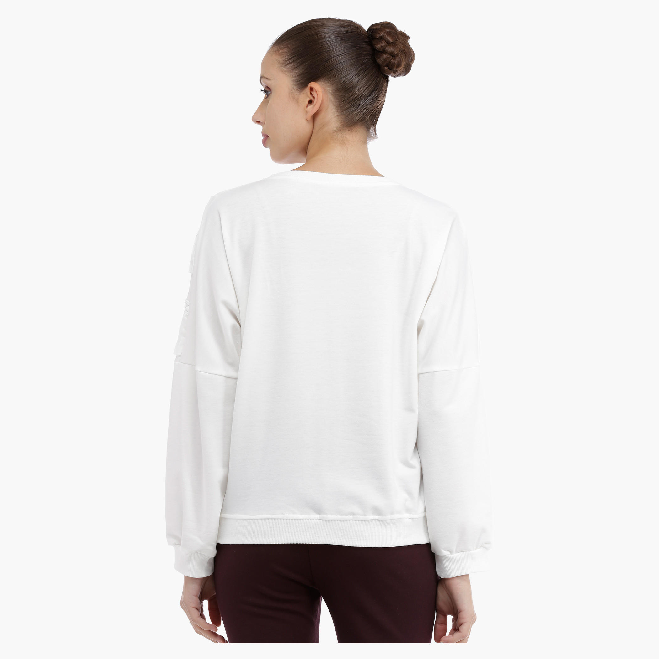 Ruffle Top with Long Sleeves-women-clothing-shirtsandblouses-blouses-image-2
