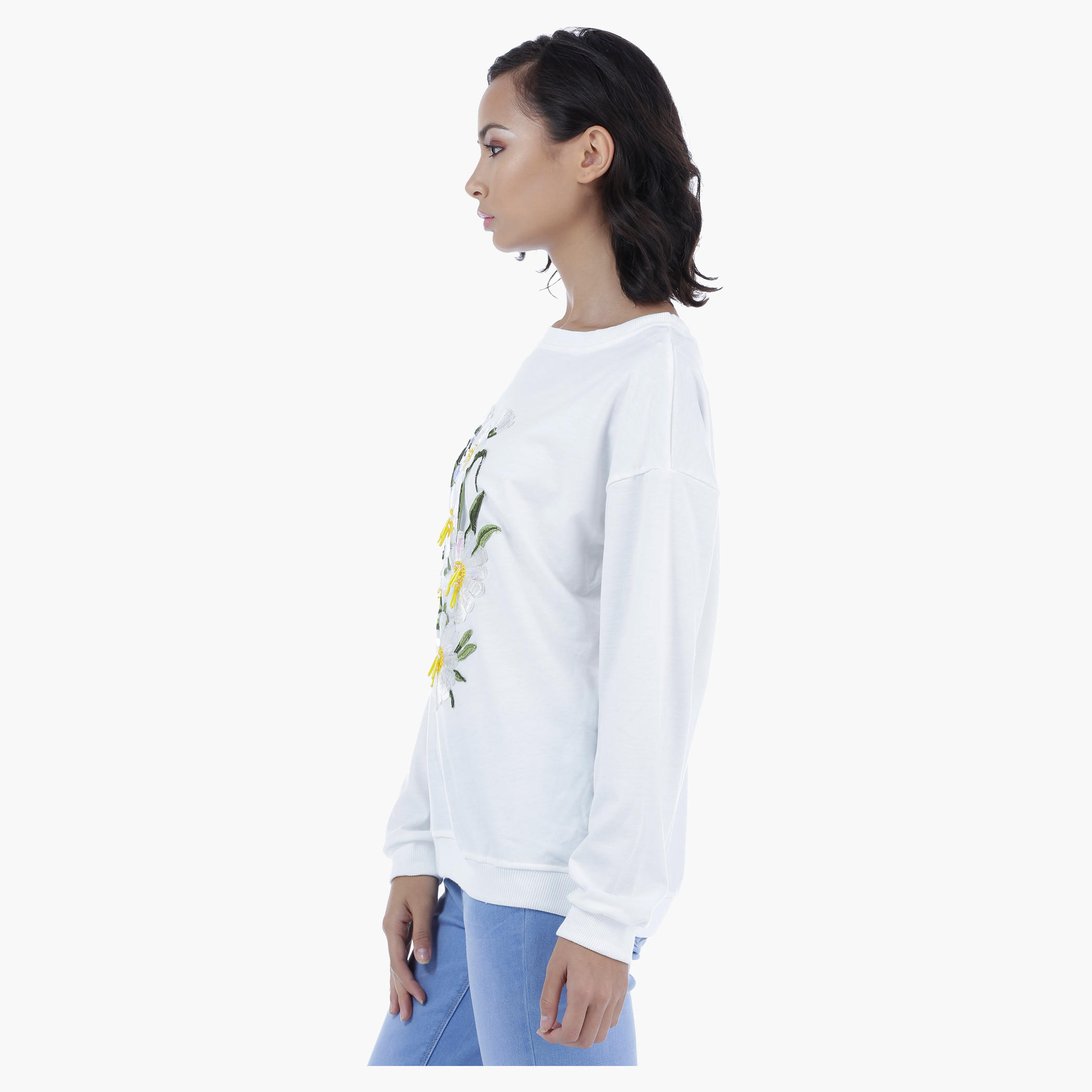Long Sleeves Embroidered Sweater-women-winterwear-hoodiesandsweatshirts-sweatshirts-image-3