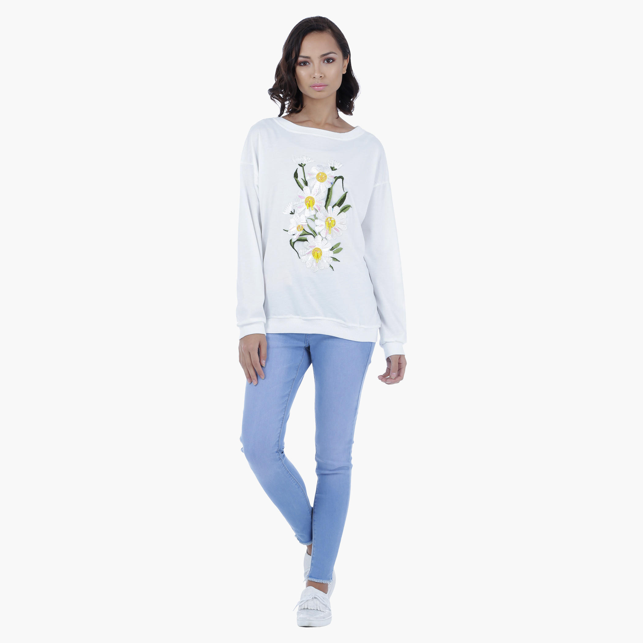 Long Sleeves Embroidered Sweater-women-winterwear-hoodiesandsweatshirts-sweatshirts-image-5