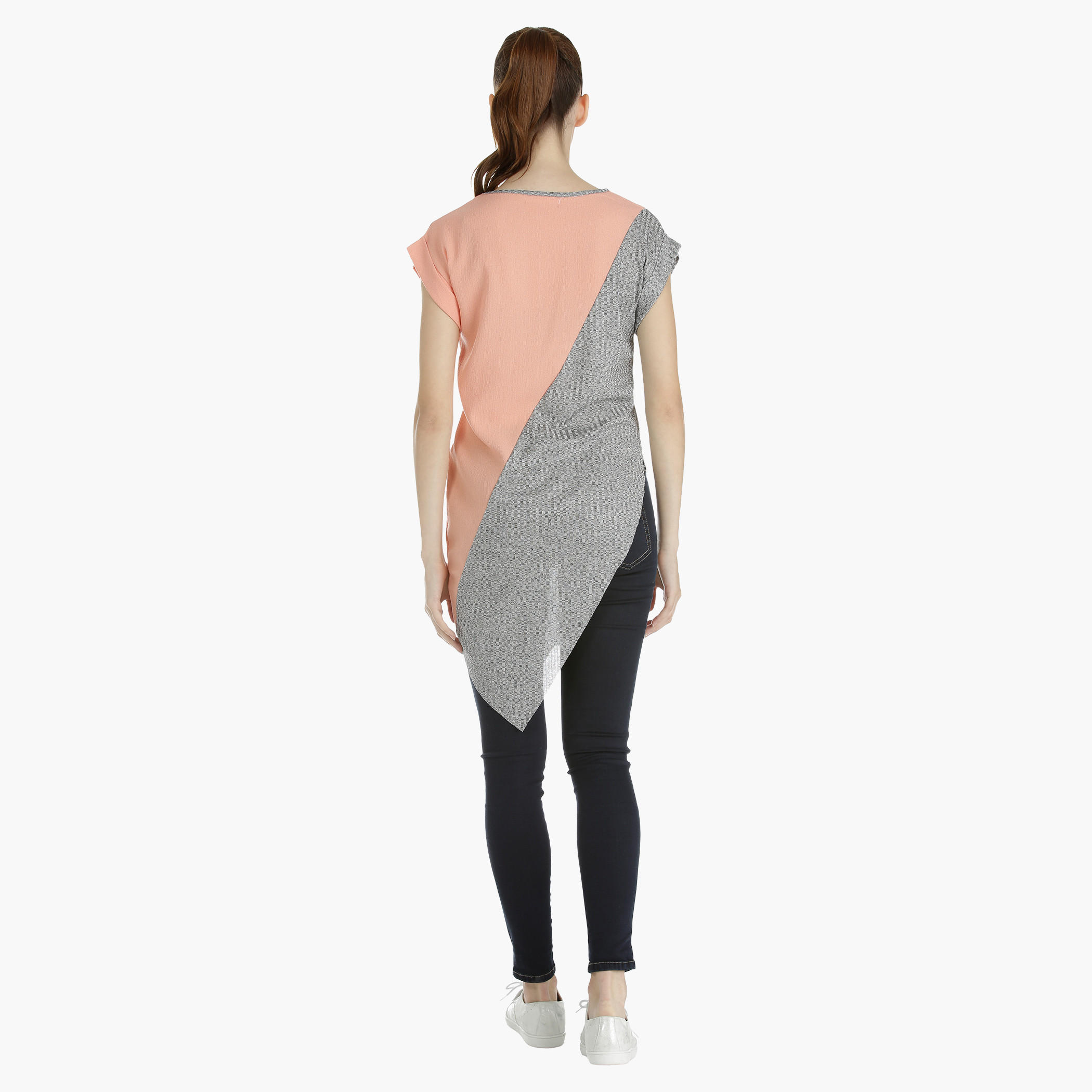 Asymmetrical Top with Cap Sleeves-women-clothing-shirtsandblouses-blouses-image-3