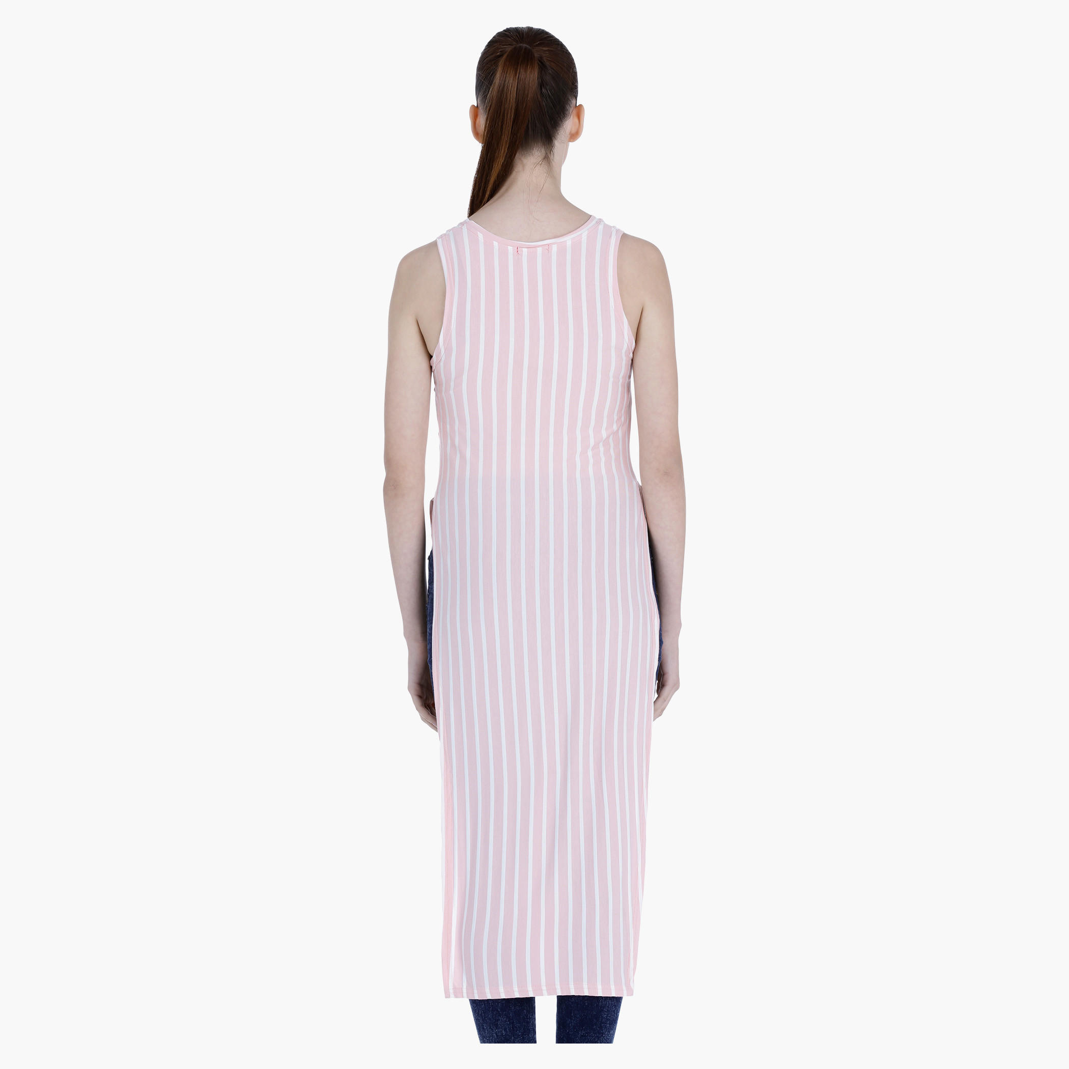 Striped Sleeveless Tunic with Side Slits-women-clothing-shirtsandblouses-blouses-image-2