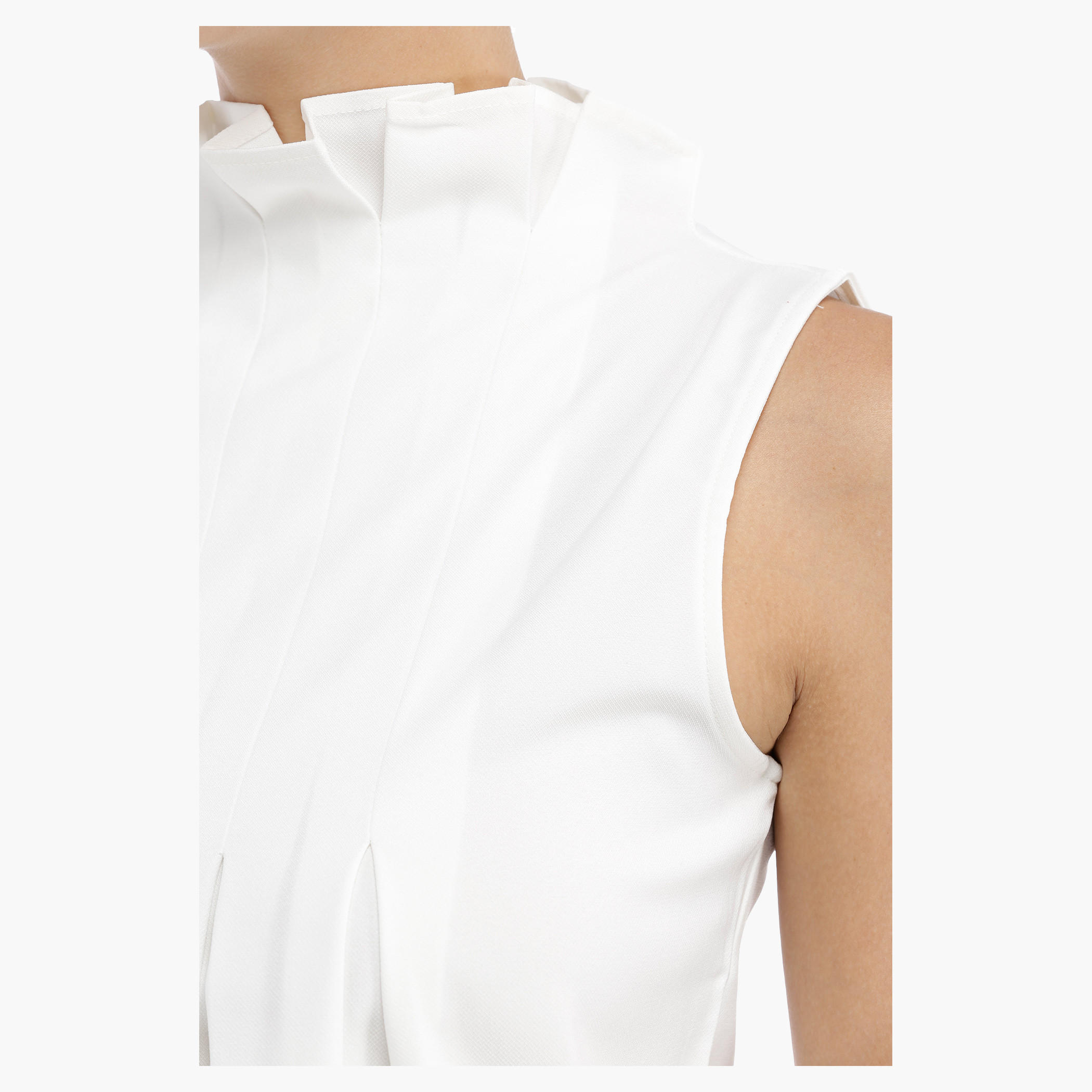 Sleeveless Pleated Top with Back Zip-women-clothing-shirtsandblouses-blouses-image-4