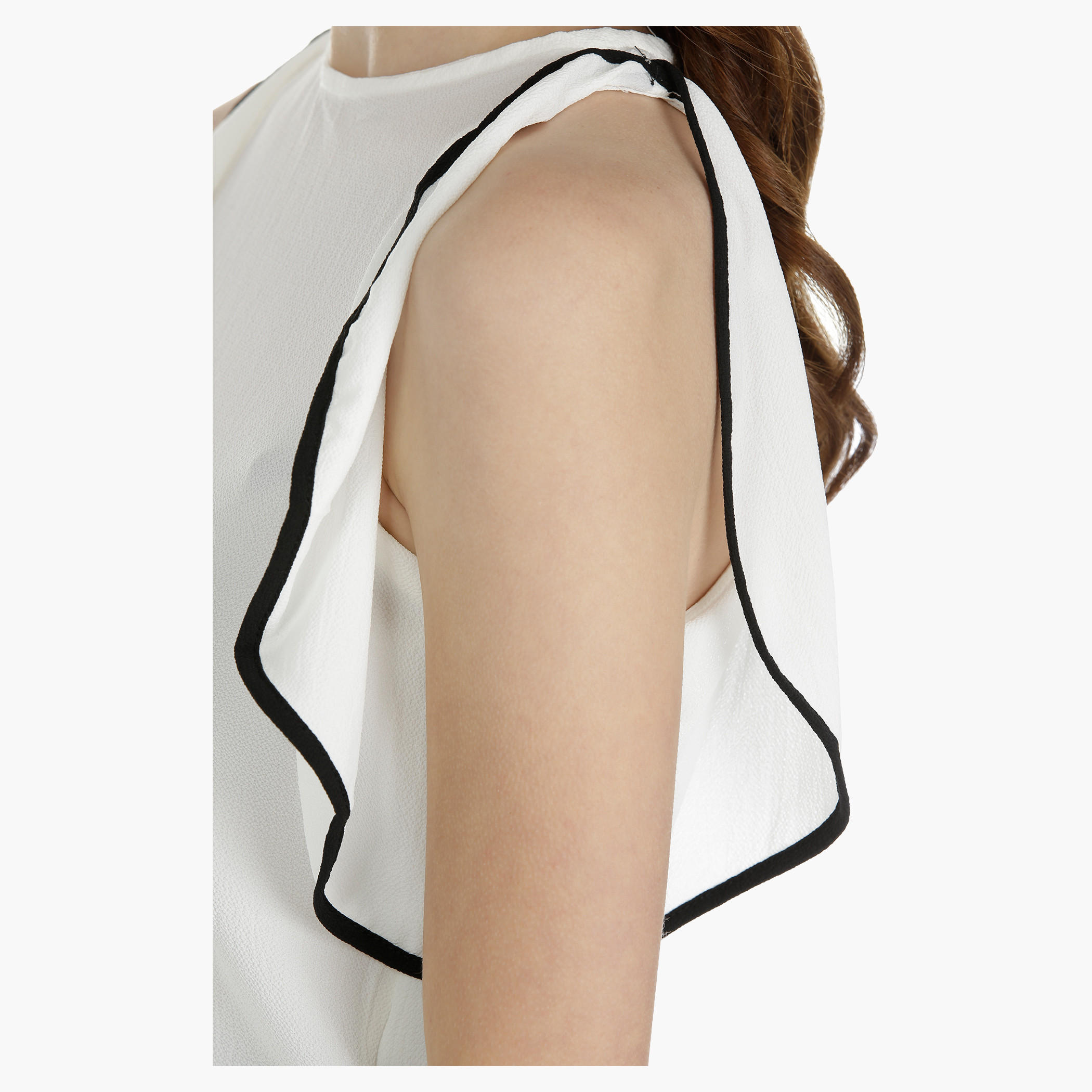 Woven Top with Piping Detail-women-clothing-shirtsandblouses-blouses-image-4