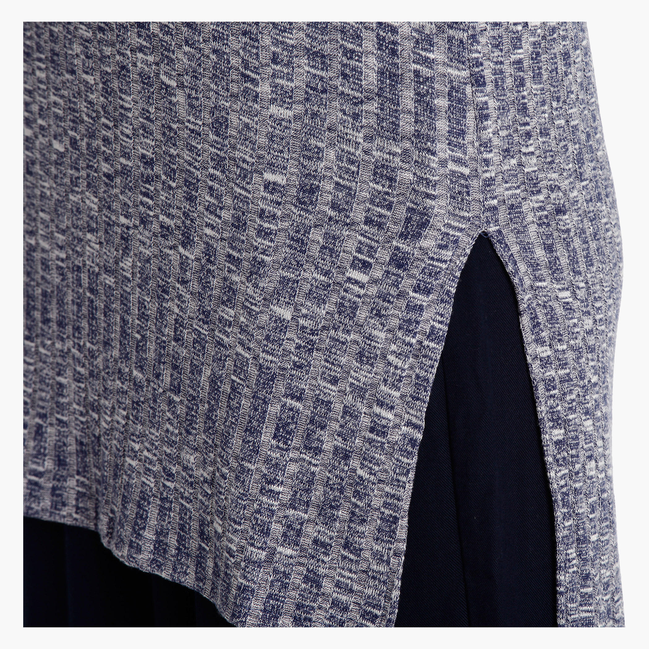 Knitted Sweater with Side Slits and High Low Hem-women-clothing-shirtsandblouses-blouses-image-4