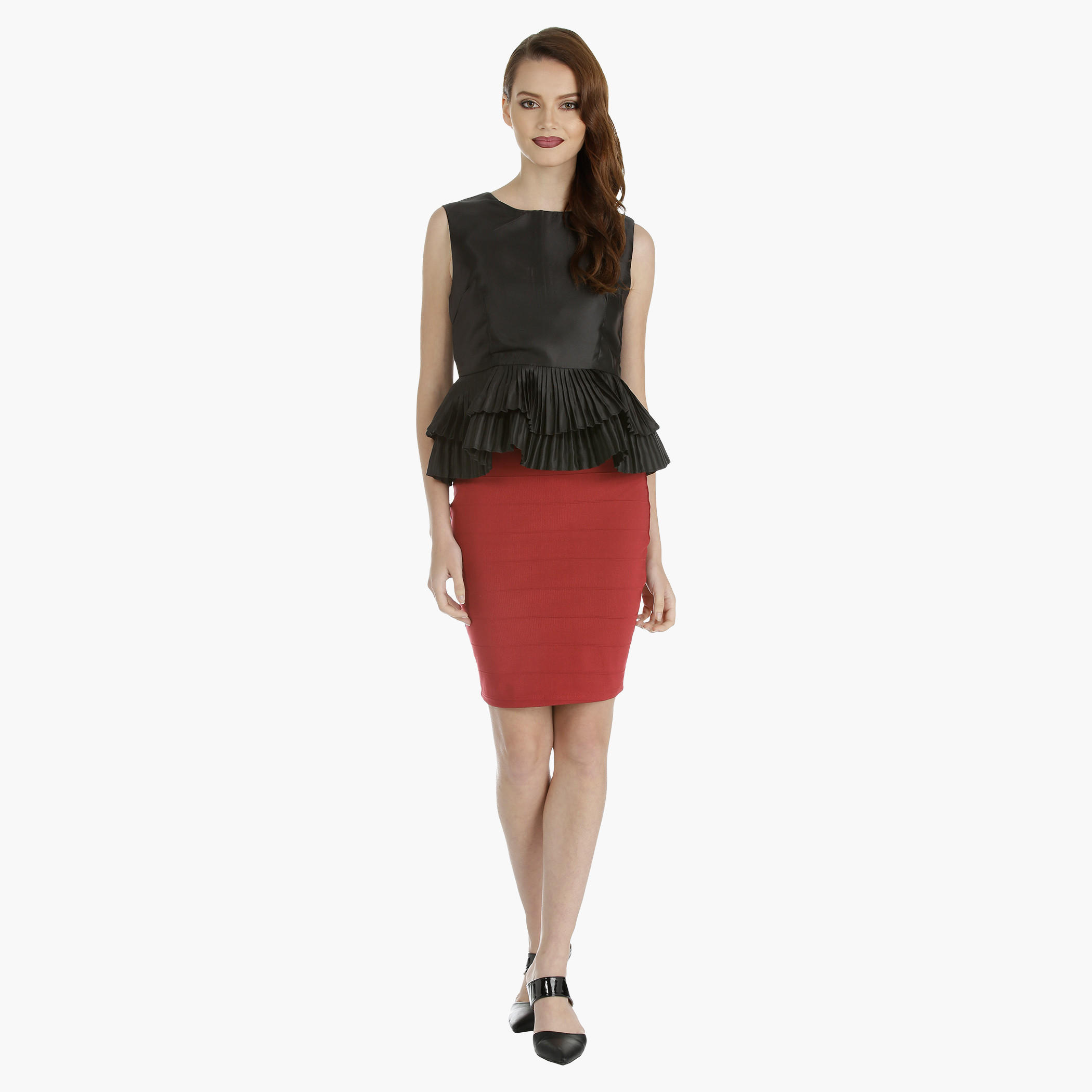 Peplum Top with Pleated Hem-women-clothing-shirtsandblouses-blouses-image-5