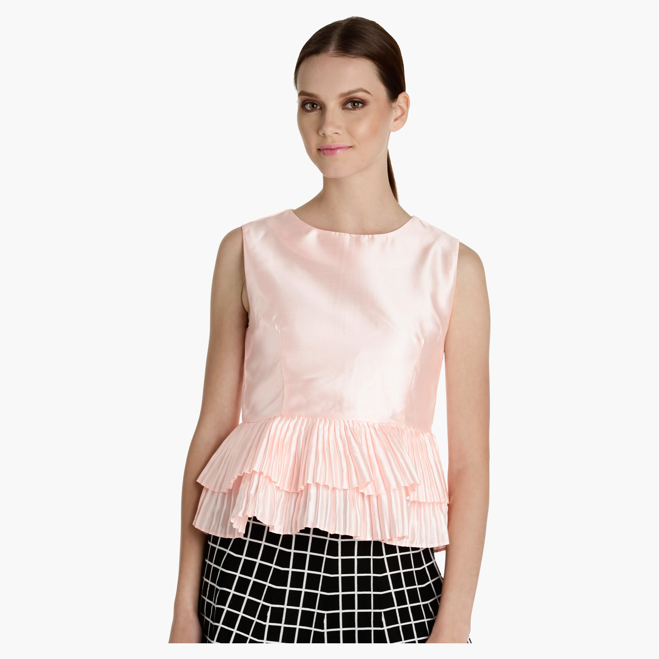Sleeveless Top with Pleated Hem-women-clothing-shirtsandblouses-blouses-image-5